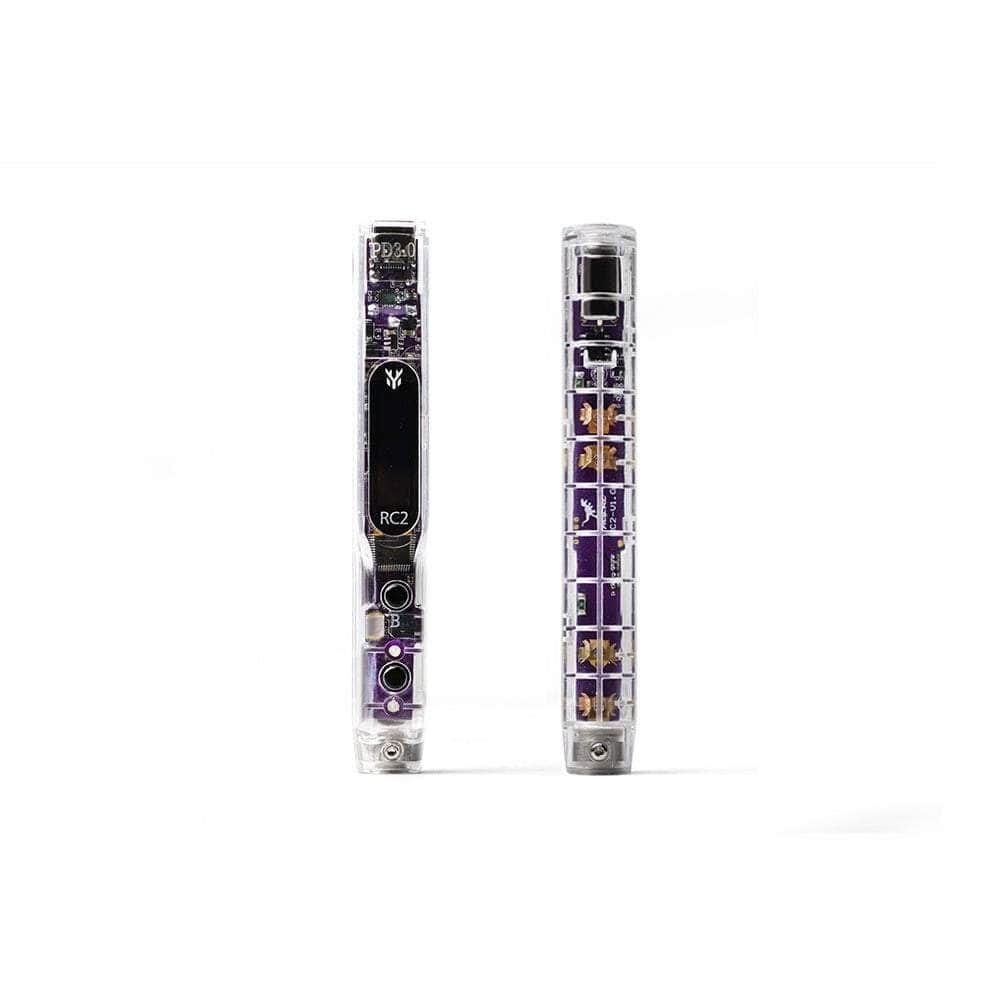  HGLRC RC2 Smart Soldering Iron - Transparent Case & Purple PCB、mySite、merchandisen