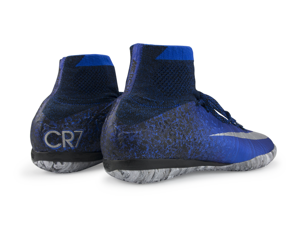 Nike Men's MercurialX Proximo CR Indoor Soccer Shoes Deep Royal Blue/Metallic Silver、mySite、noshort