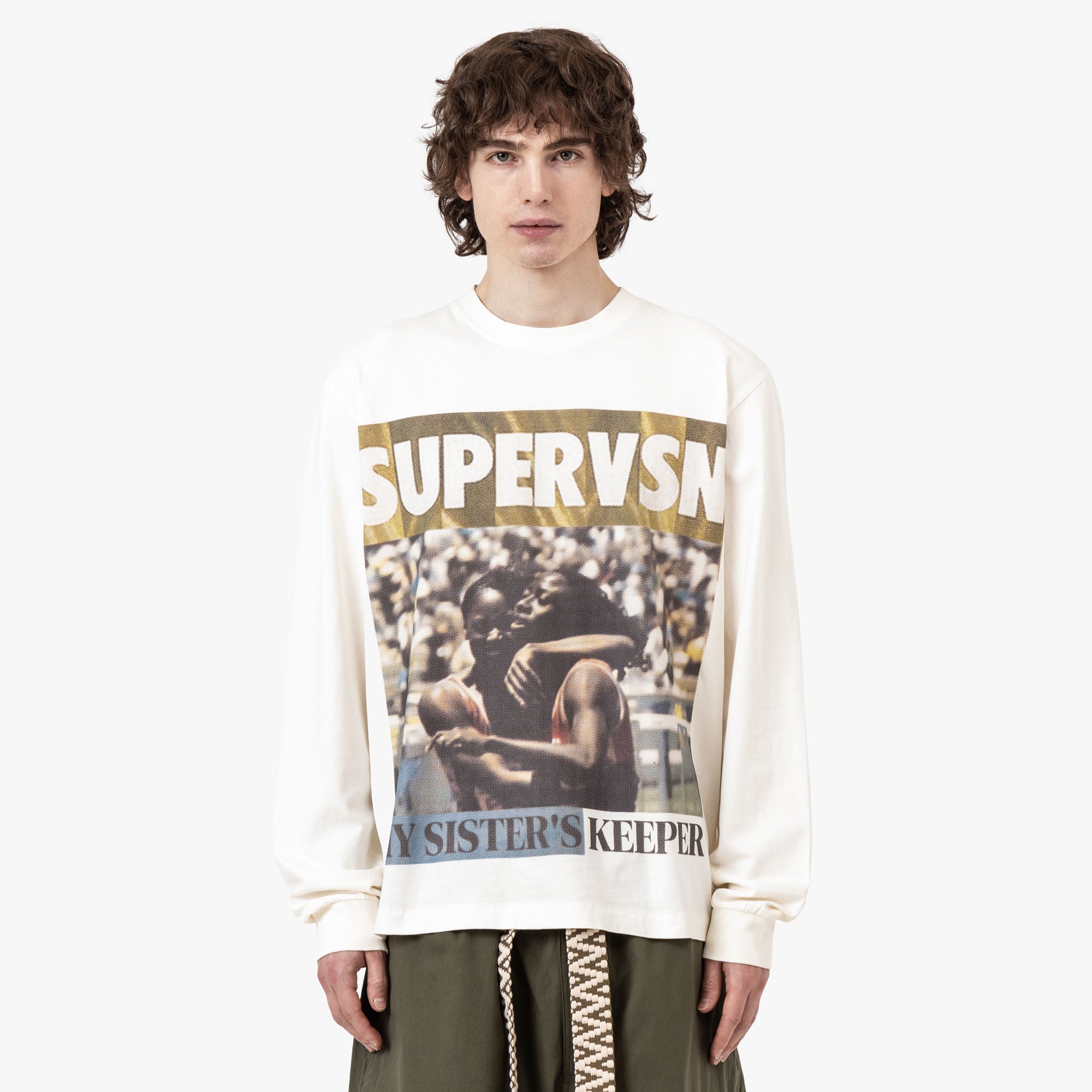  Supervsn Sisters Keeper Longsleeve T-Shirt / Bone、mySite、merchandisen