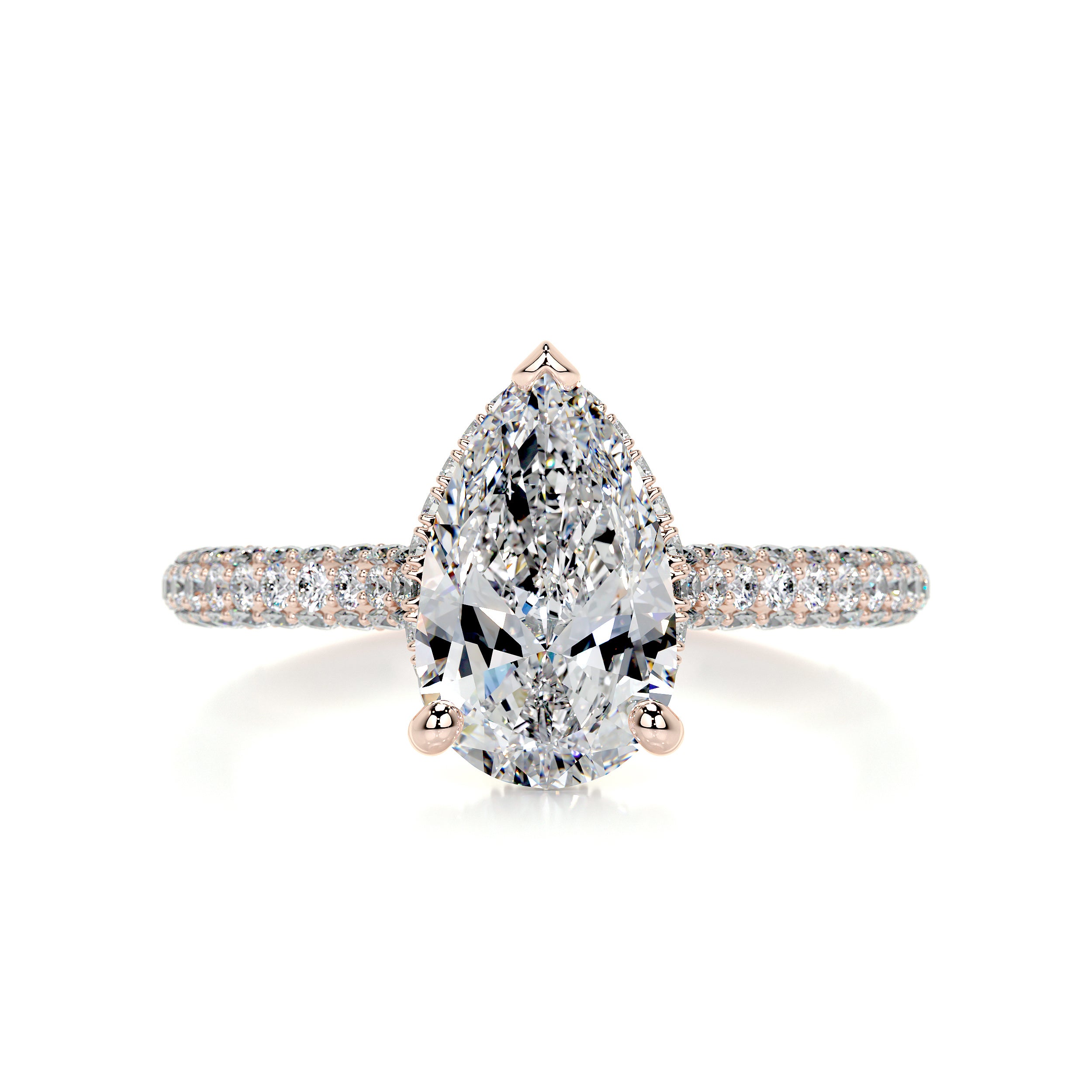 Nakia Diamond Engagement Ring -14K Rose Gold、mySite、hinf8tx79
