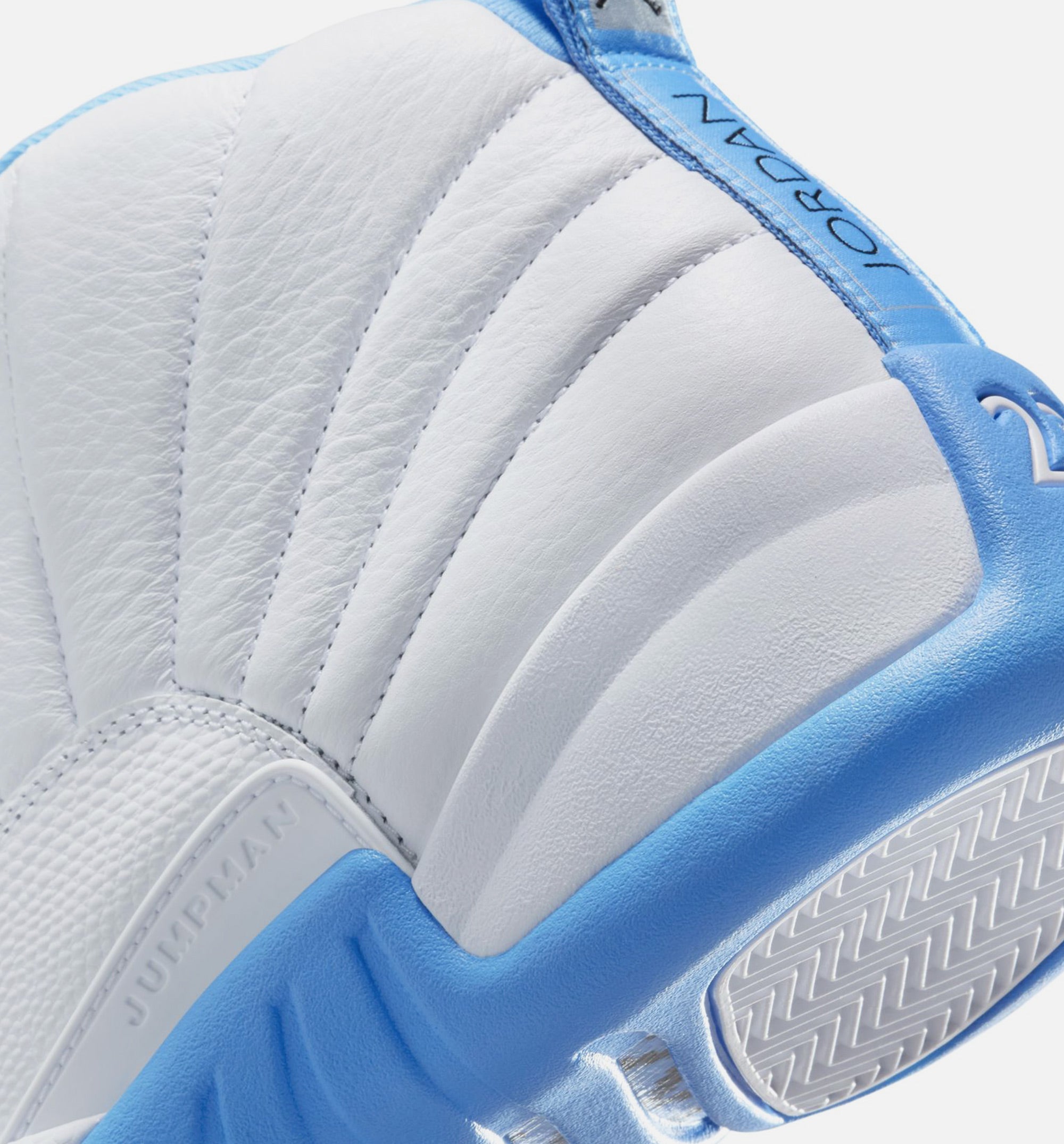 Air Jordan 12 Retro White and University Blue Mens Lifestyle Shoe - White/University Blue/Metallic Silver Free Shipping、mySite、dreamappss