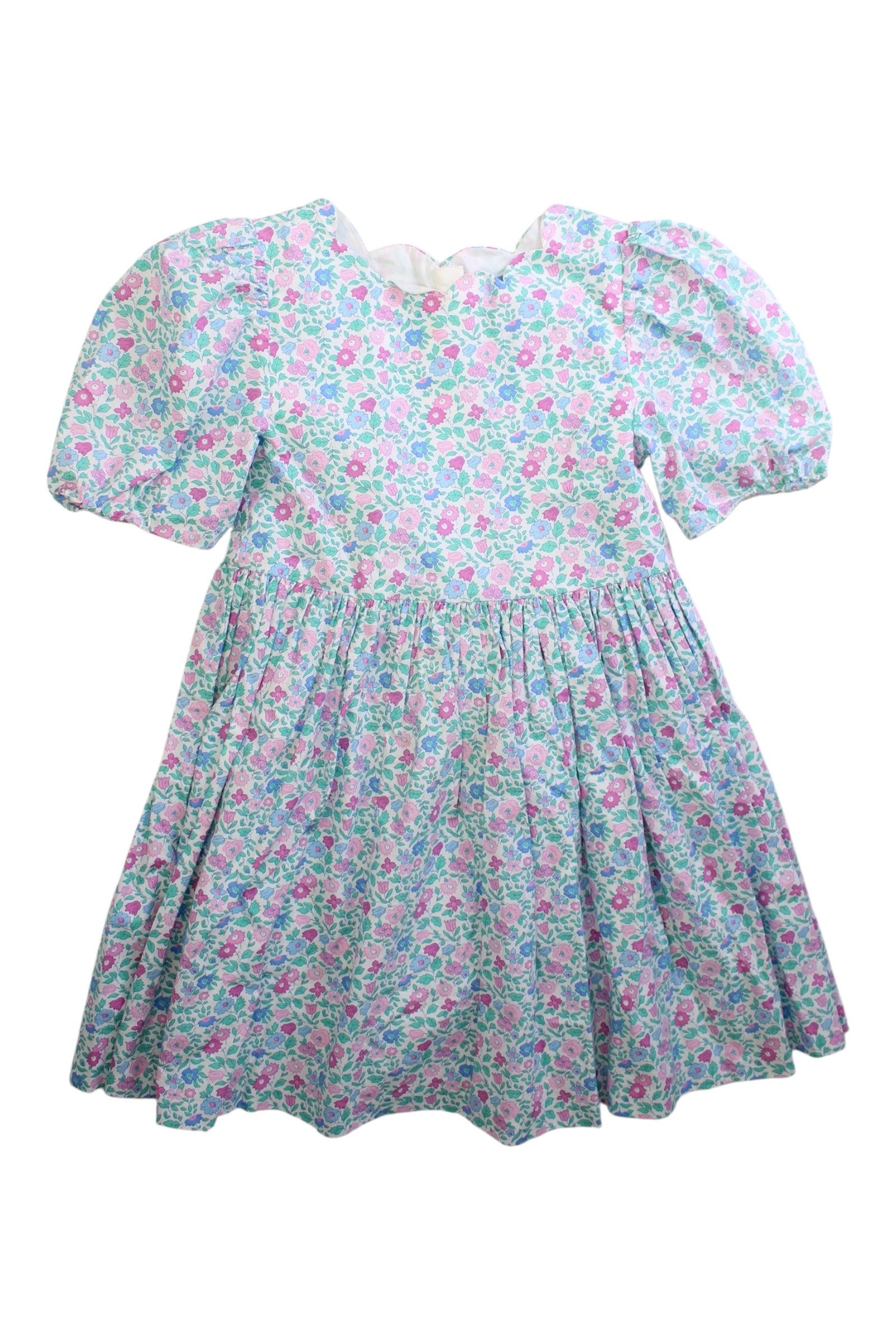 Jacadi Floral Short Sleeve Dress - Size 5T、mySite、g9winljtr