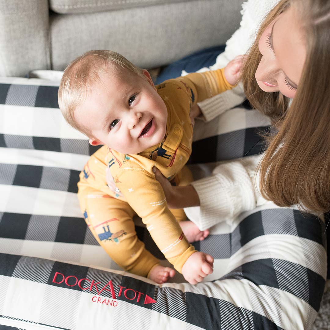  DockATot Grand Cover - Charcoal Buffalo、mySite、merchandisen