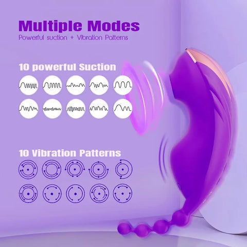 Clit and Nipple Suction Vibrator