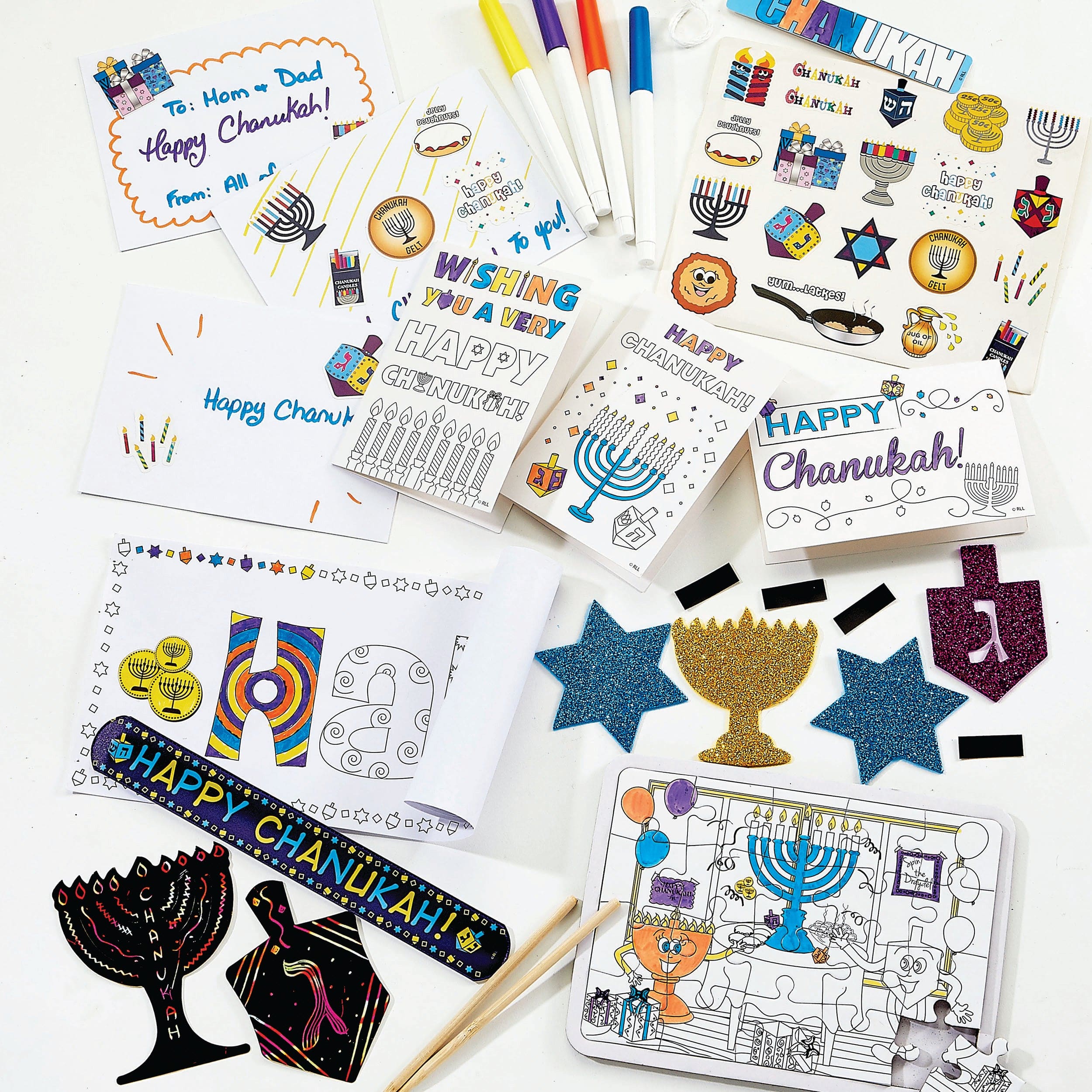 DIY Hanukkah Fun Kit - 9 Activities、mySite、topwebapps
