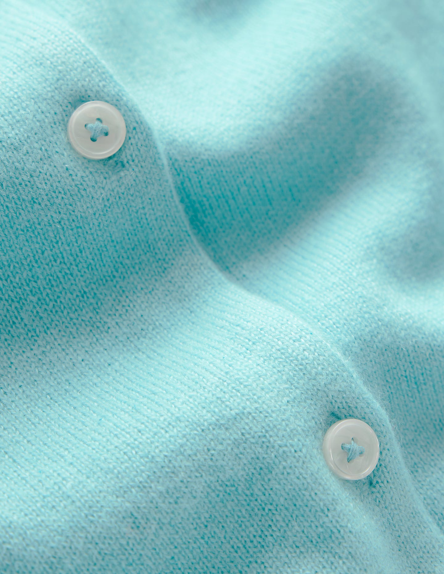  Eva Cashmere Crew Cardigan-Caribbean Blue、mySite、ashleygrahame