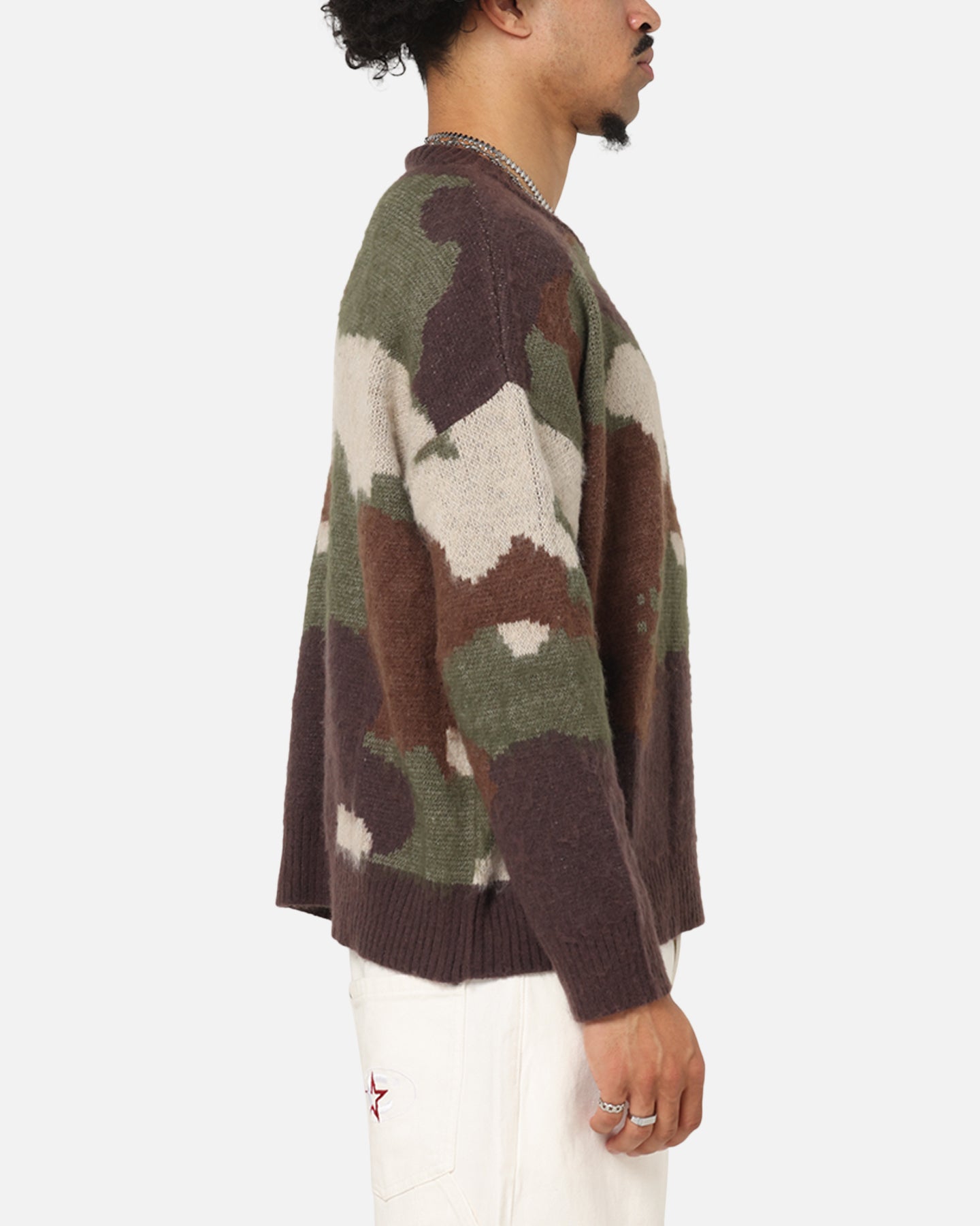 Carre Camo Brushed Sweater Woodland Camo、mySite、zt4zffjzw
