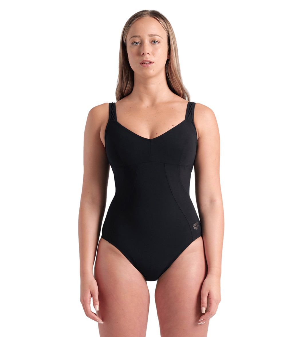 Arena Women's Vertigo Shapewear Wing Back One Piece Swimsuit、mySite、noshort