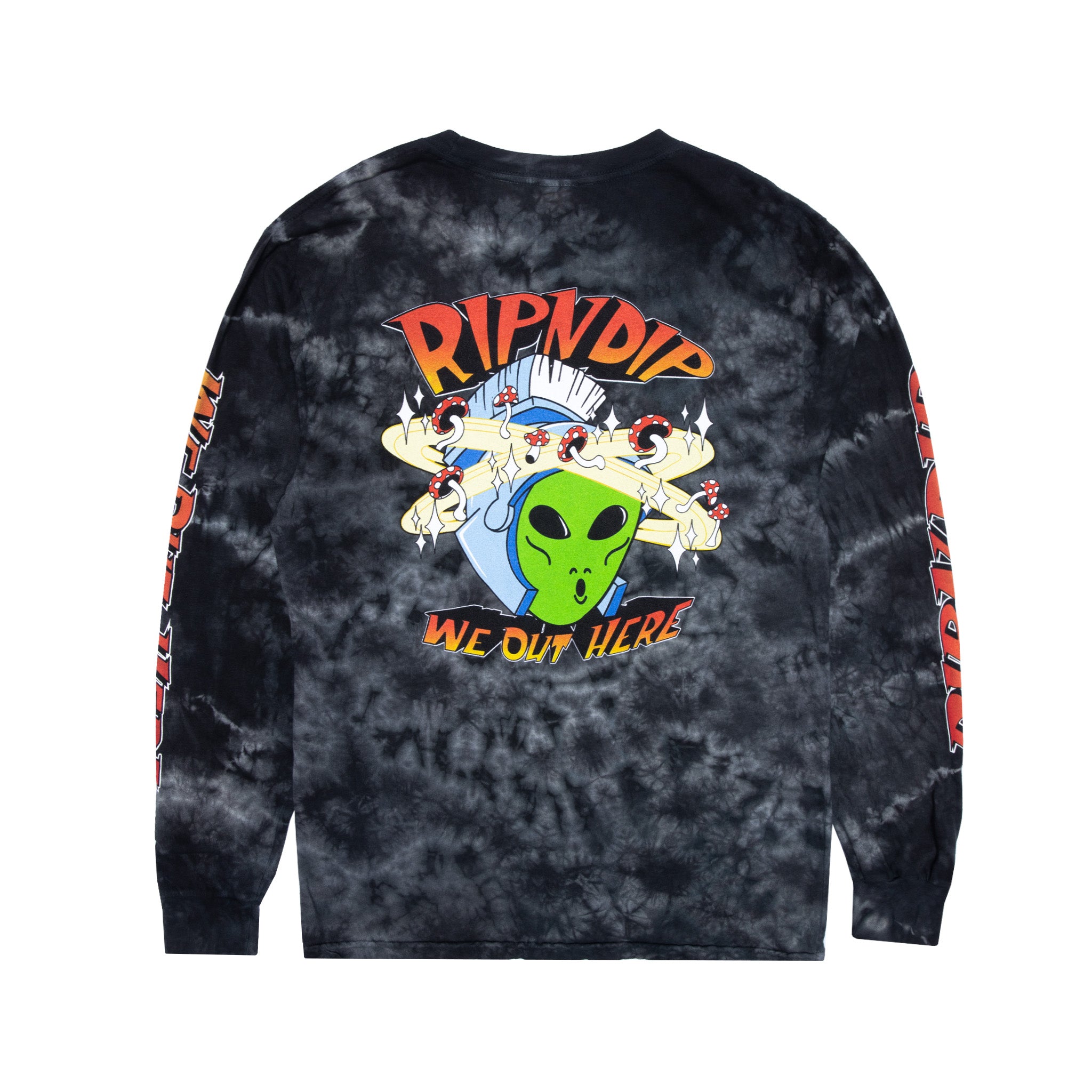  Out Of This World Long Sleeve (Black Lightning Wash)、mySite、merchandisen
