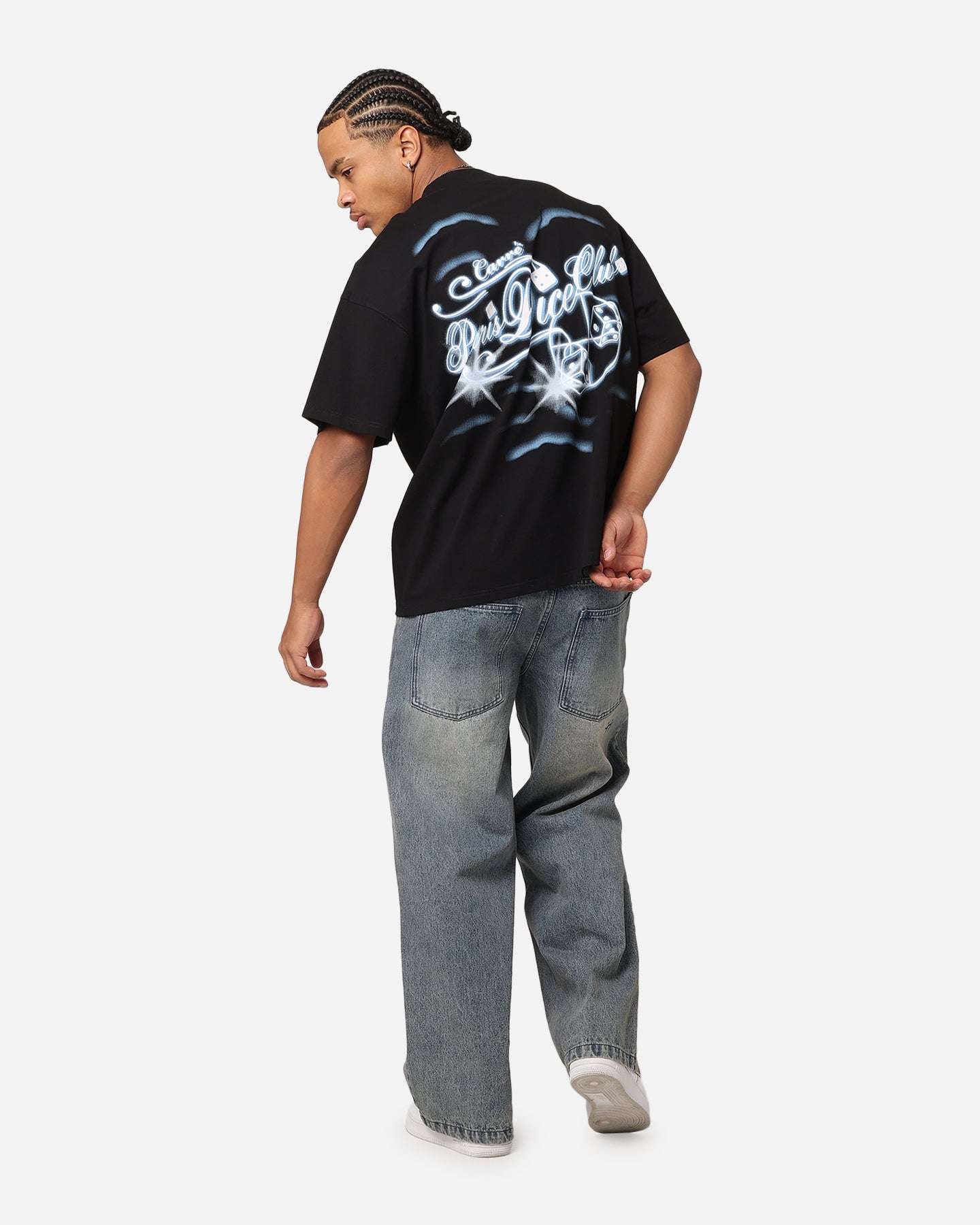 Carre Shoot Out Airbrush T-Shirt Black、mySite、zt4zffjzw