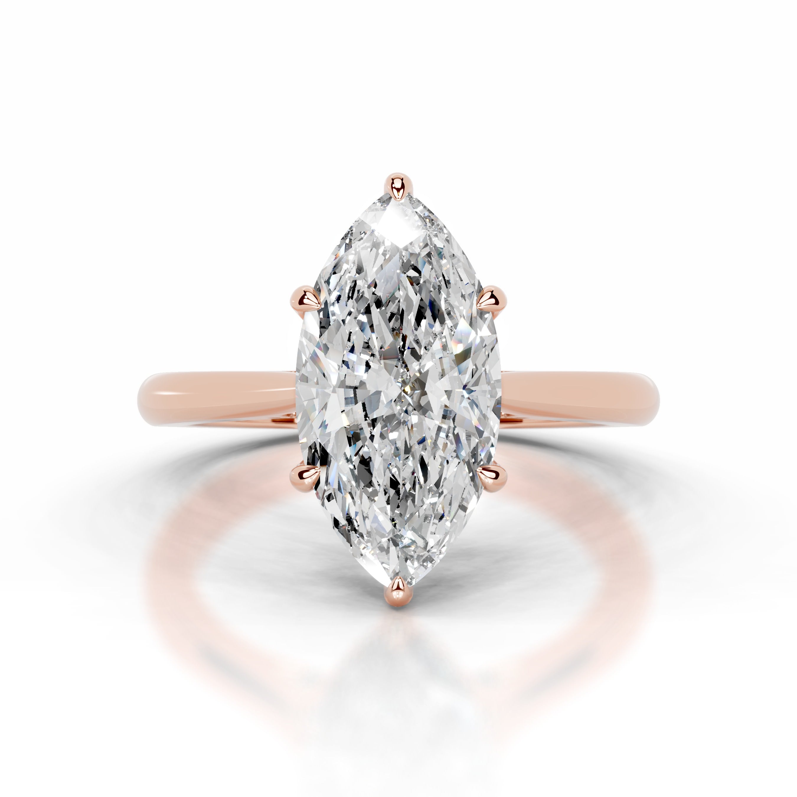 Araluen Diamond Engagement Ring - 14K Rose Gold、mySite、hinf8tx79