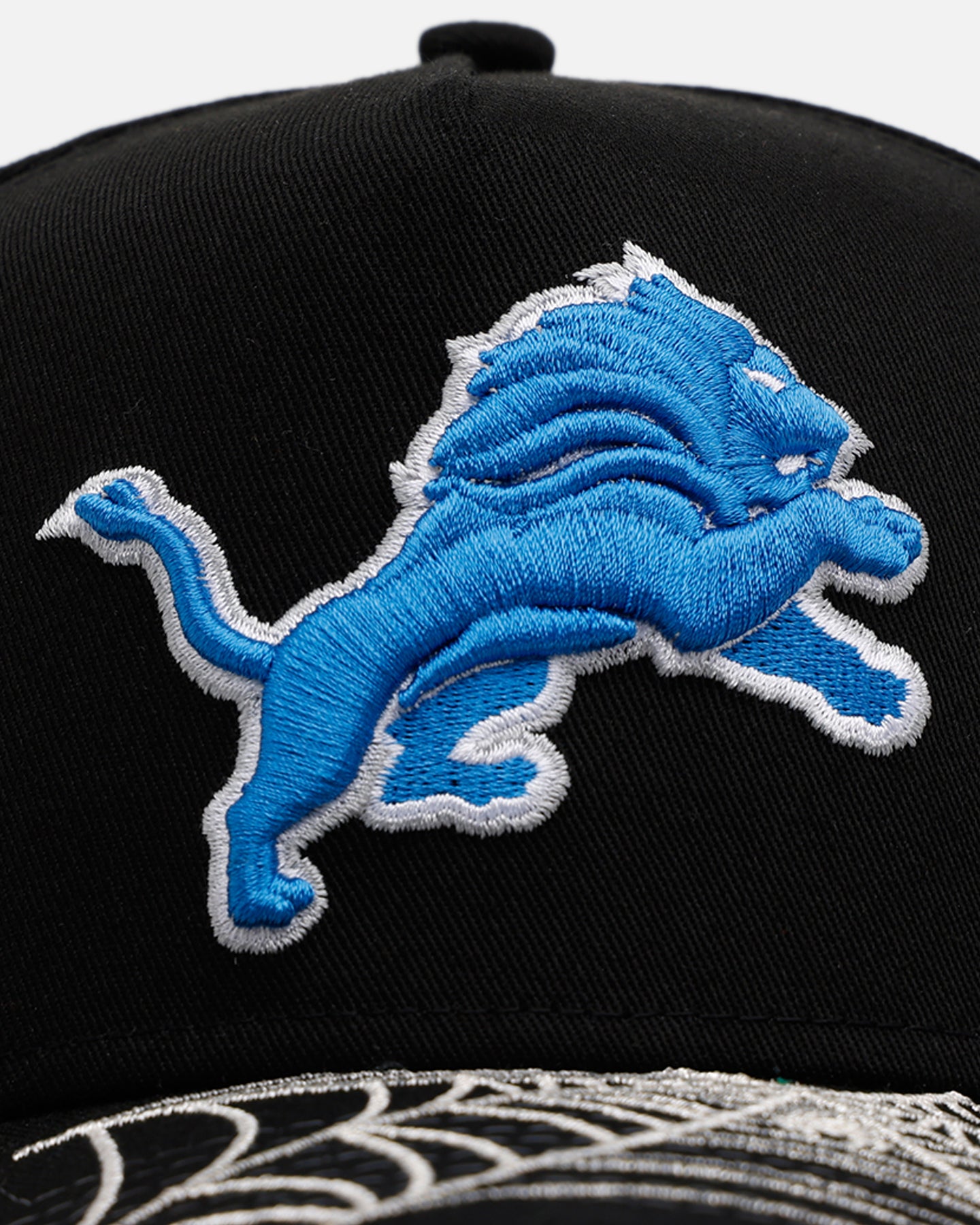 New Era Detroit Lions 'Spider Web Visor' 9FORTY A-Frame Snapback Black、mySite、zt4zffjzw