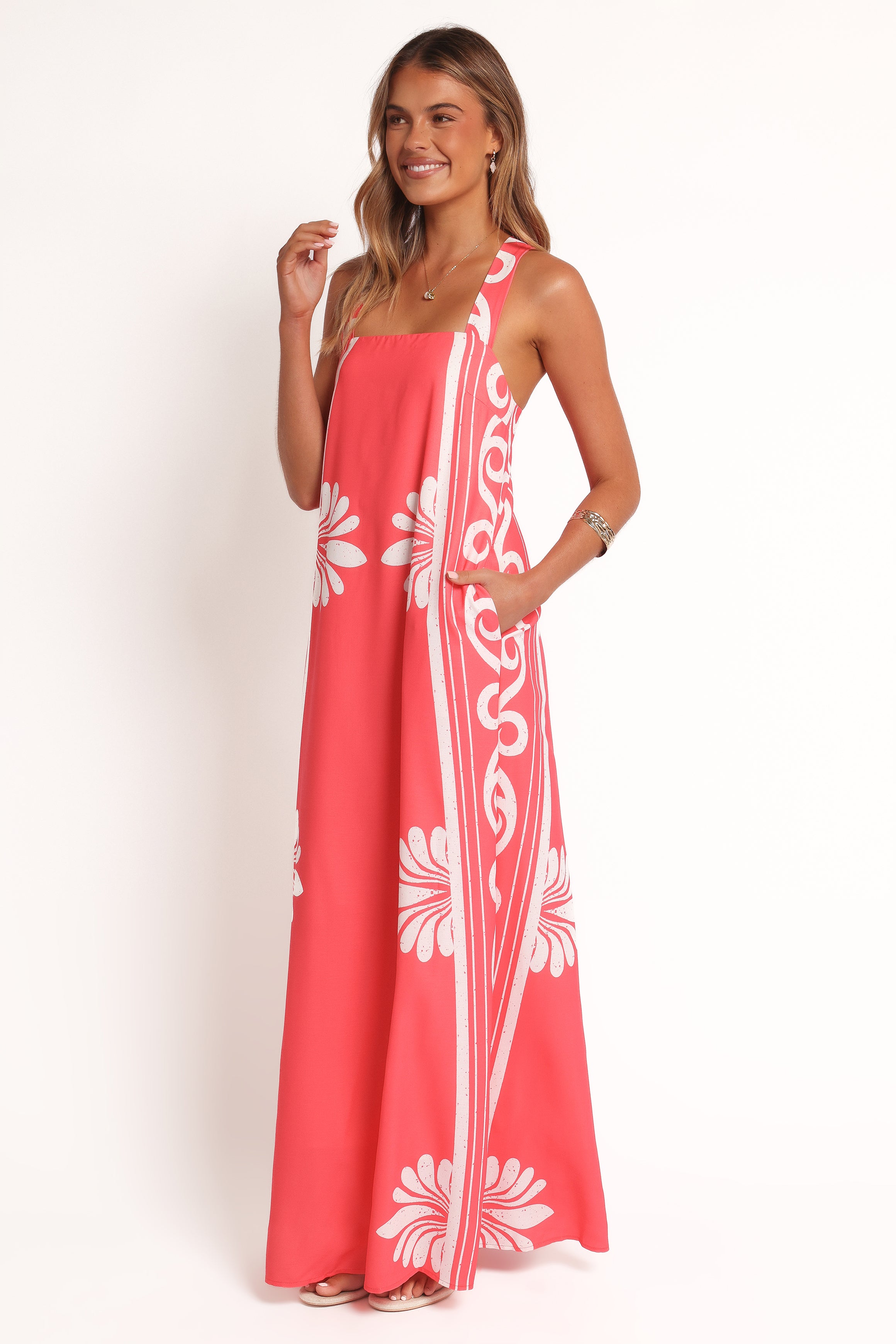  Valeria Maxi Dress - Coral、mySite、sugarbowlscore