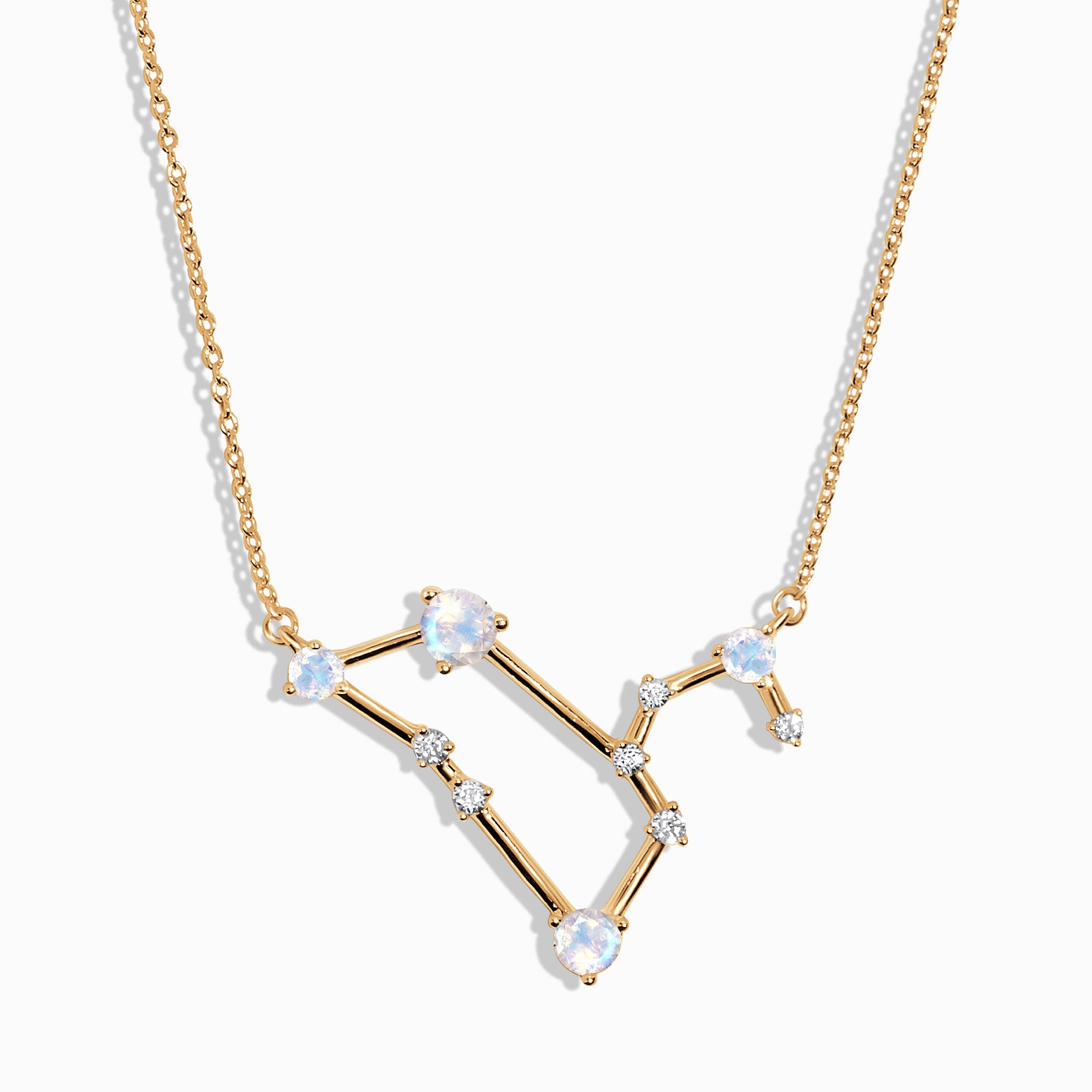 Moonstone Necklace - Leo Zodiac Constellation、mySite、hinf8tx79