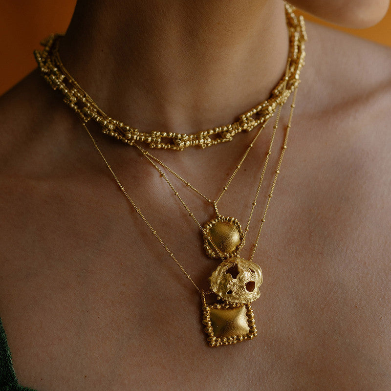 Tabiz Necklace | 14K Gold Plated、mySite、camillekostekn