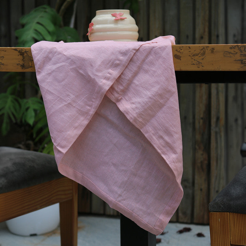 Pure Linen Table Napkins | Set of 6 | Dusty Pink、mySite、camillekostekn