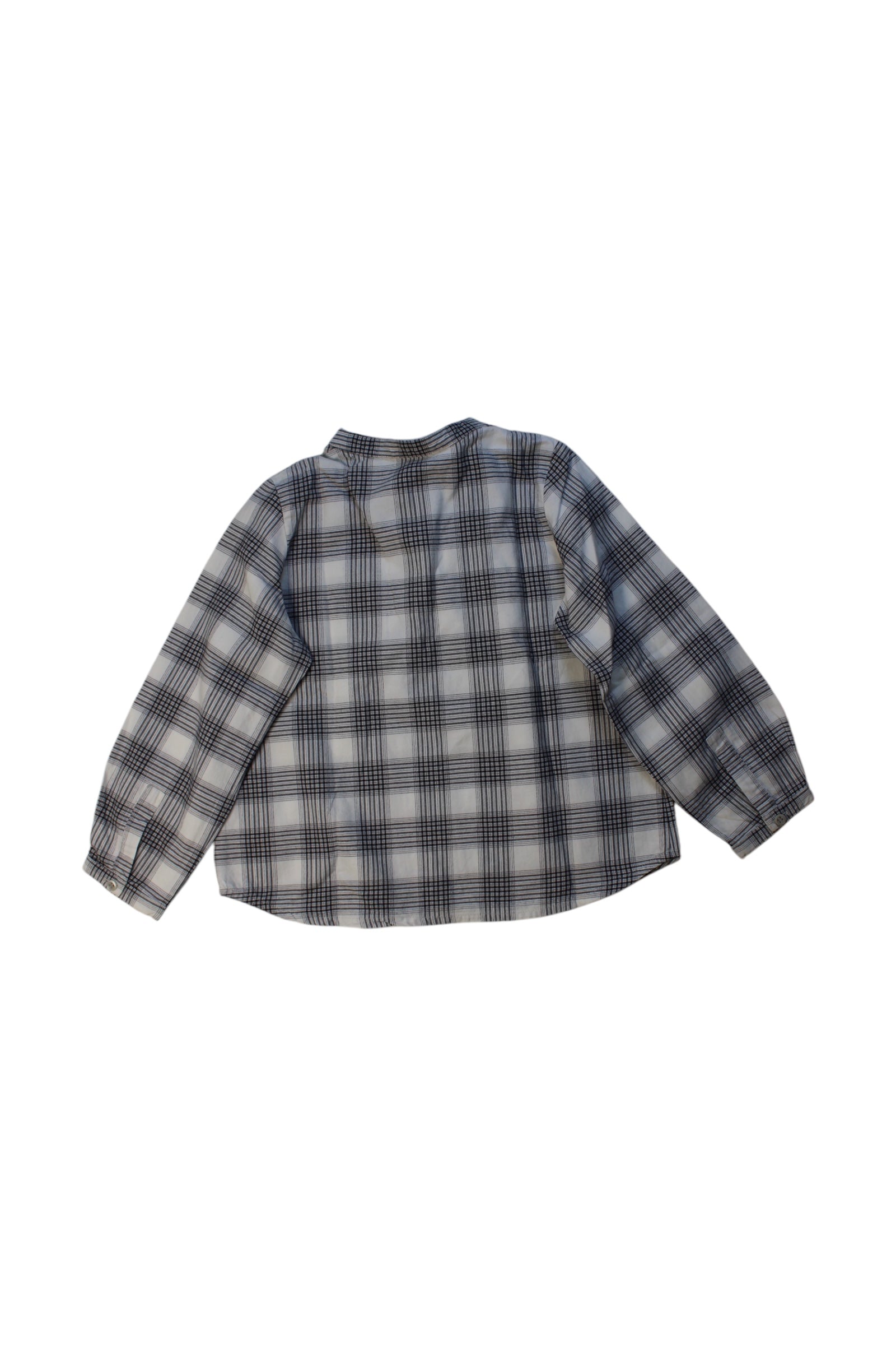 Bonpoint Plaid Button-Front Shirt 3T、mySite、g9winljtr