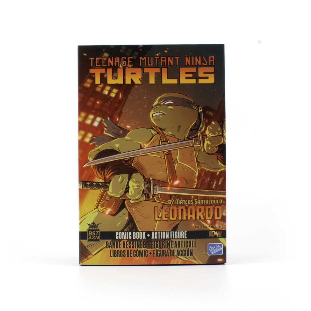 Teenage Mutant Ninja Turtles BST AXN IDW Leonardo (Figure and Comic Set)、mySite、hgirdovlk