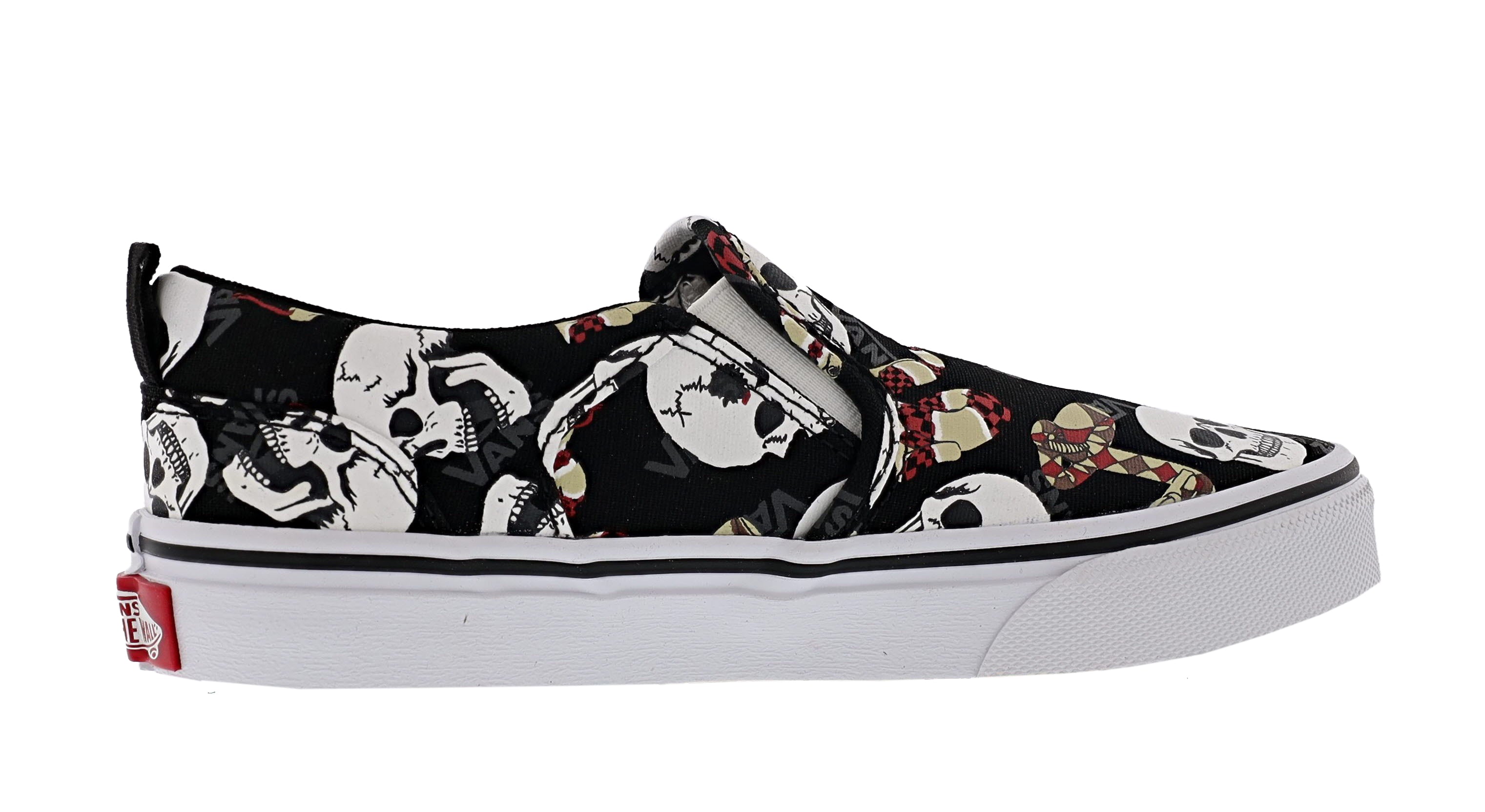 Vans Kid's Asher Graphic Print Slip On Sneakers、mySite、dreamappss