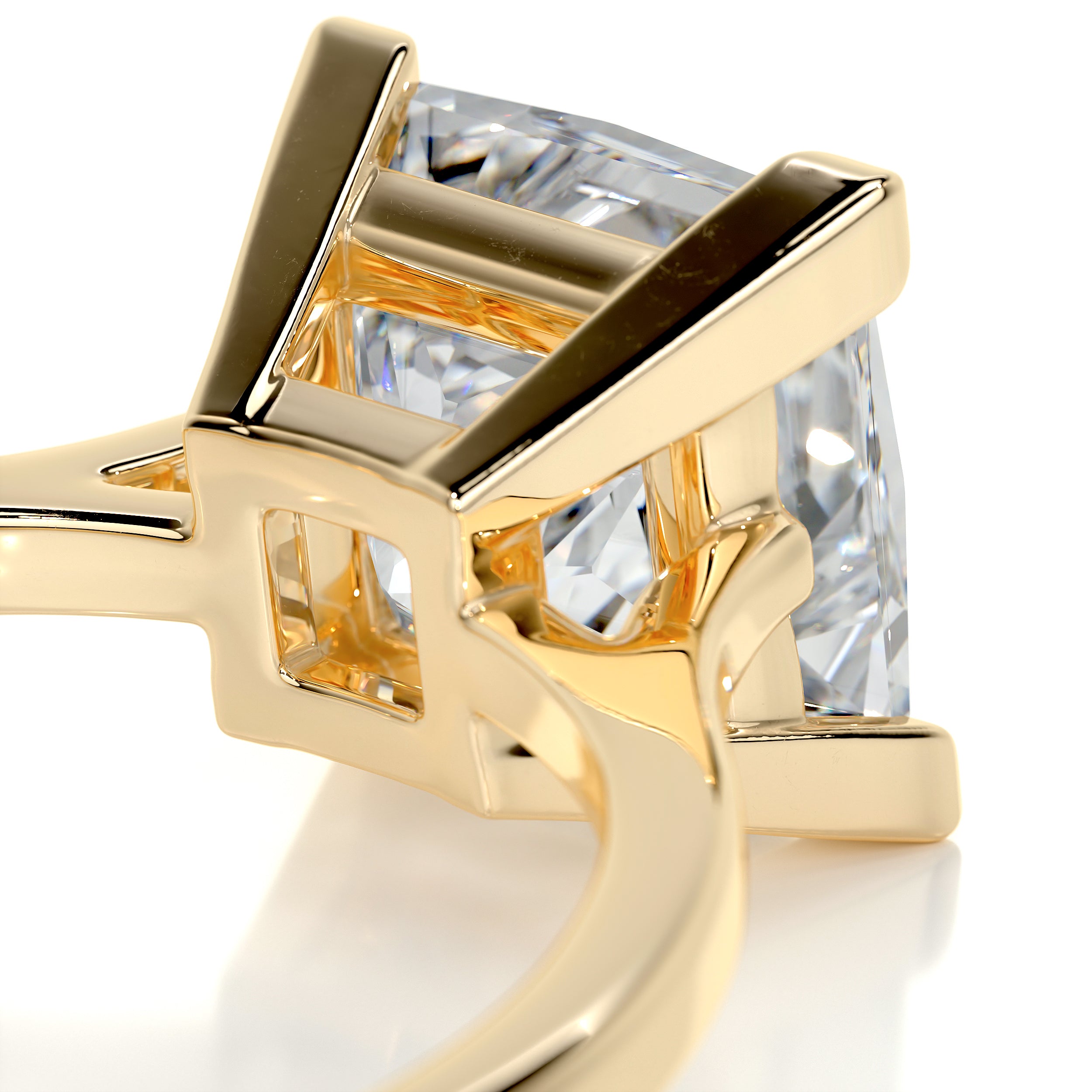 Ella Diamond Engagement Ring -18K Yellow Gold、mySite、hinf8tx79