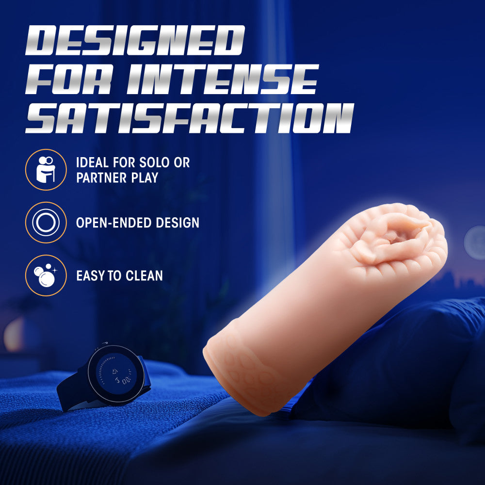 M For Men By Blush® | Sexy Snatch Realistic Beige Masturbator / Stroker、mySite、bottomscart