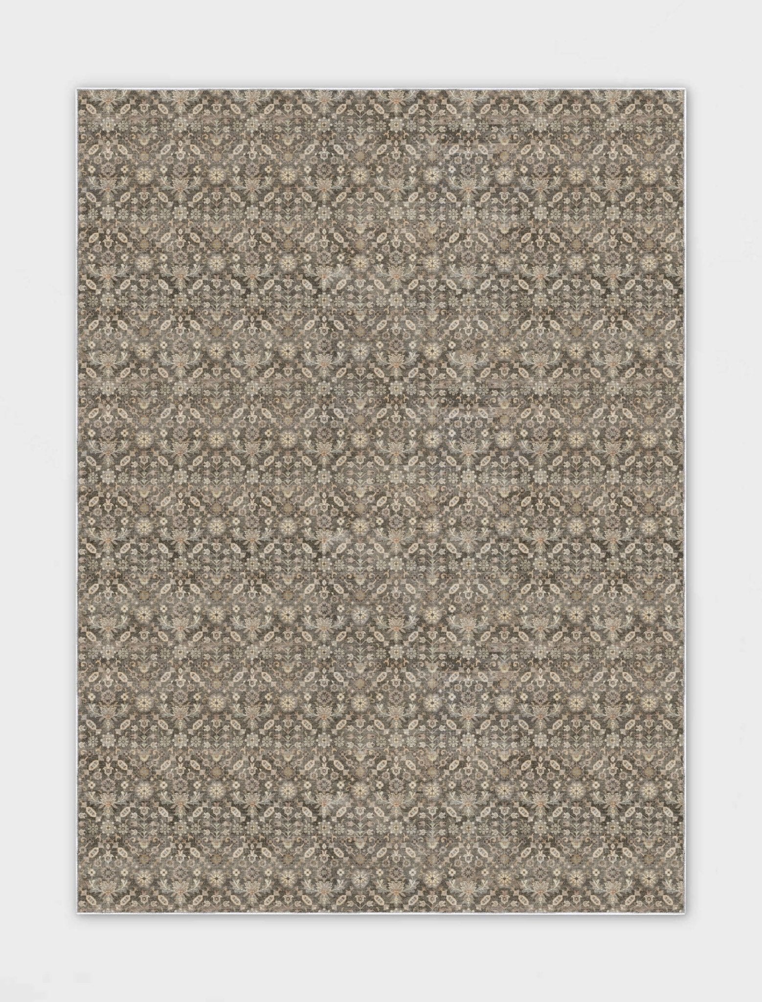 Hilda Vintage Custom Rug - Flat-Pile, Personalized Sizes, Easy Maintenance、mySite、gigharbornorthrealestate