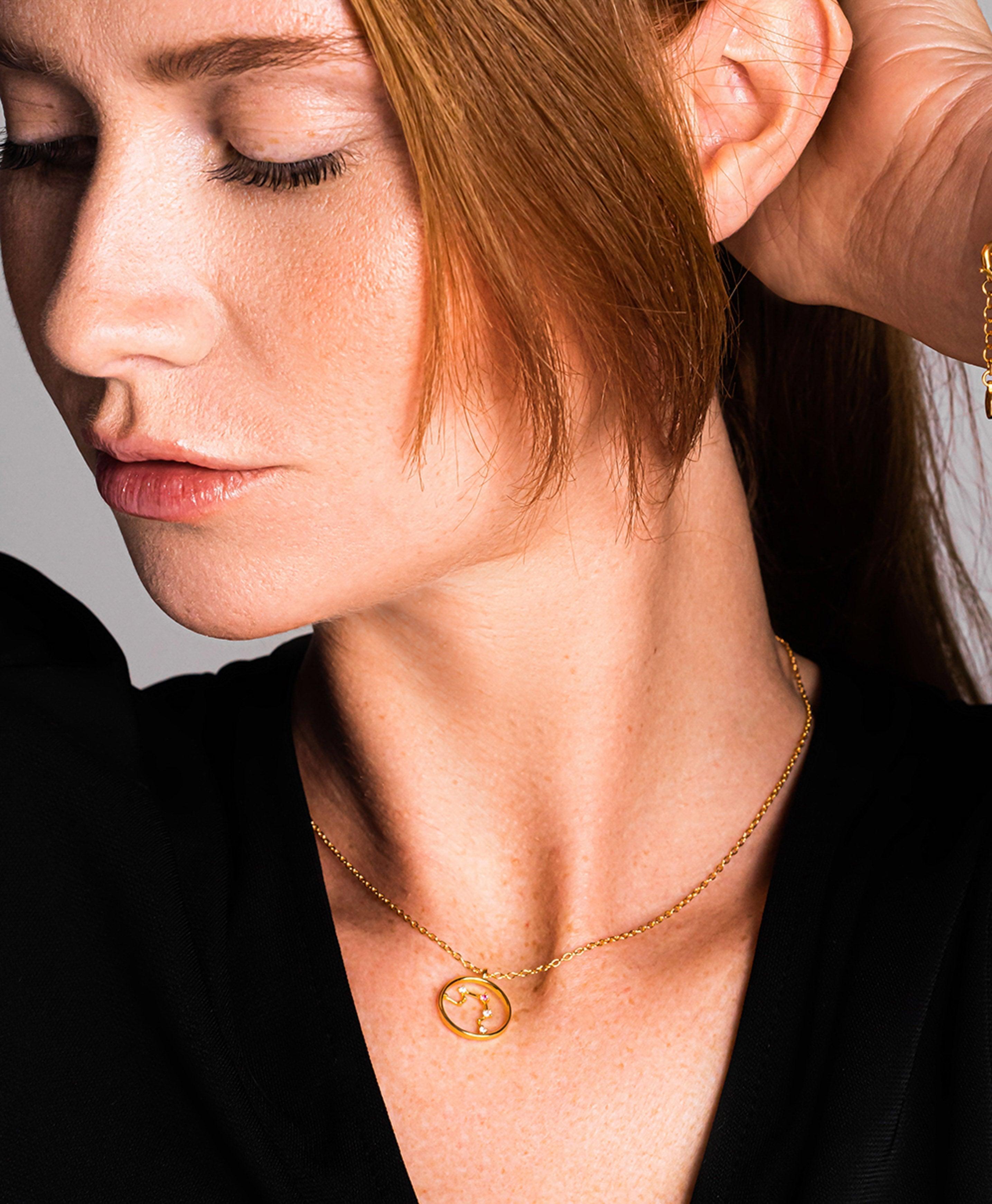 Zodiac Necklace Libra 18ct Gold Plated、mySite、botmansion