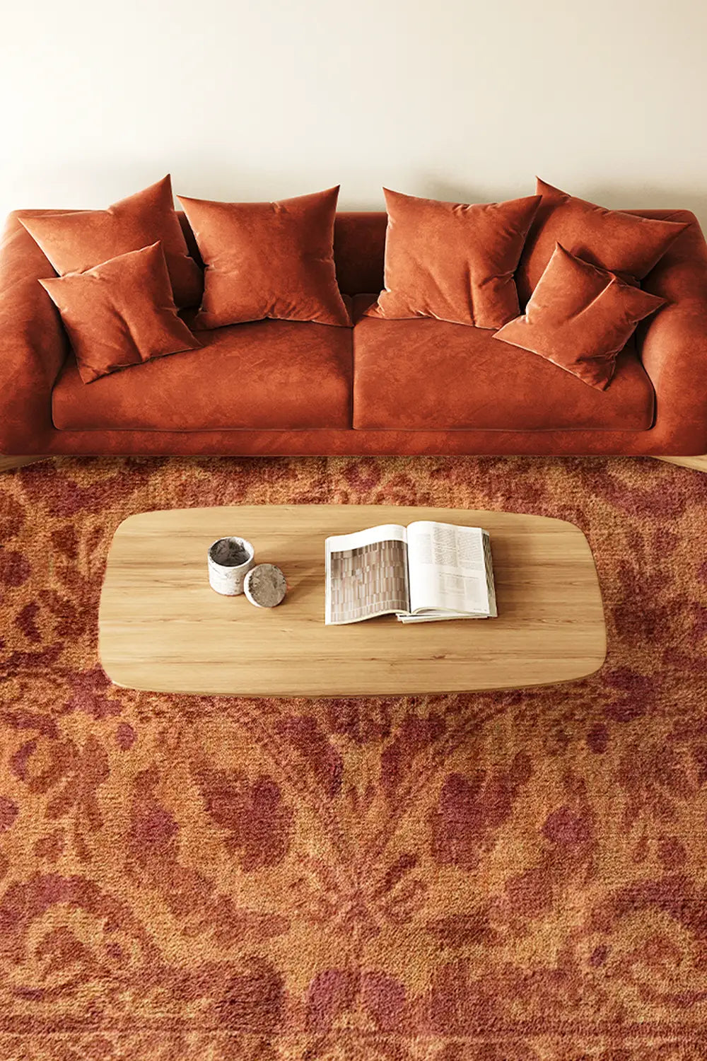Amber Vine Hand-Knotted Wool Rug、mySite、gigharbornorthrealestate