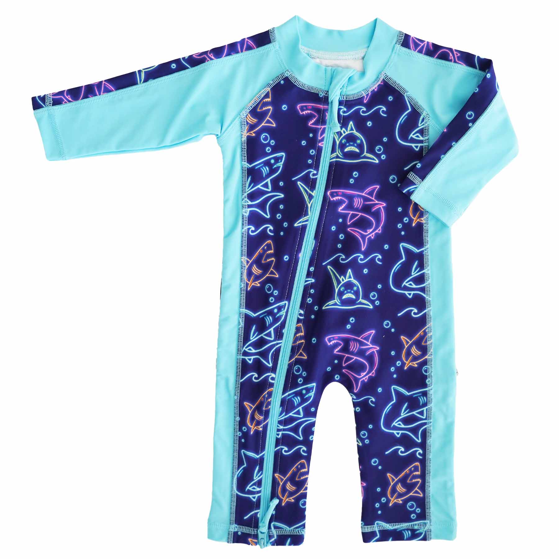  Long Sleeve Rash Guard Swim Romper Full Length | Glow Fins、mySite、layawaytickets