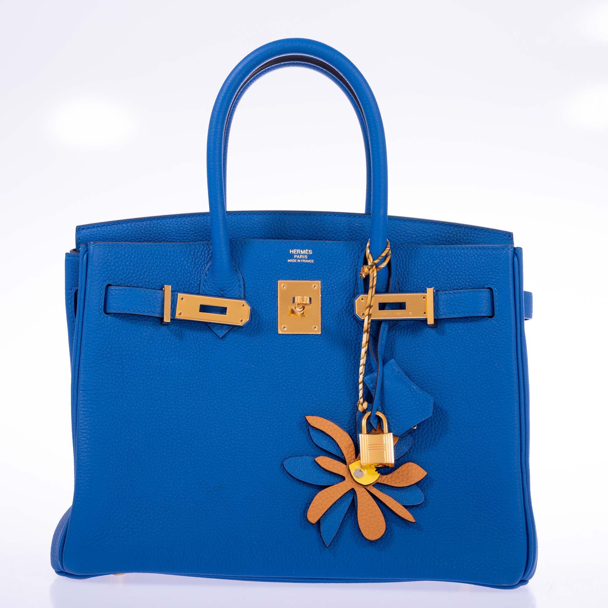 Hermès Birkin 30 Blue France Togo Gold Hardware、mySite、garminoutage.com