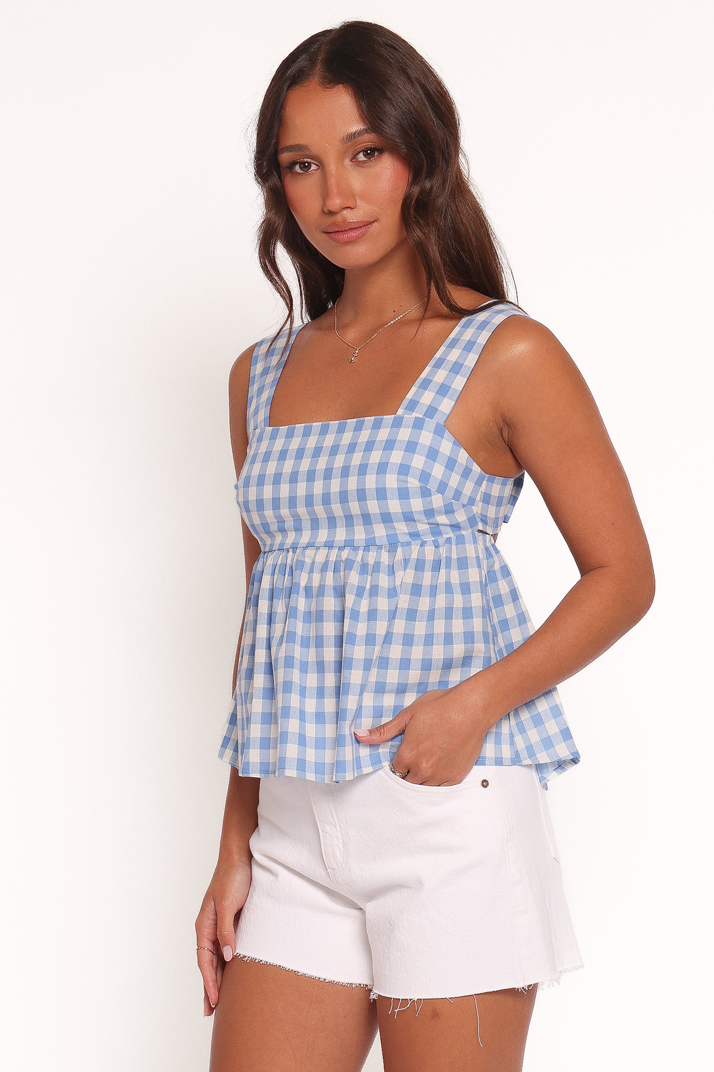  Chatham Top - Blue Gingham、mySite、sugarbowlscore