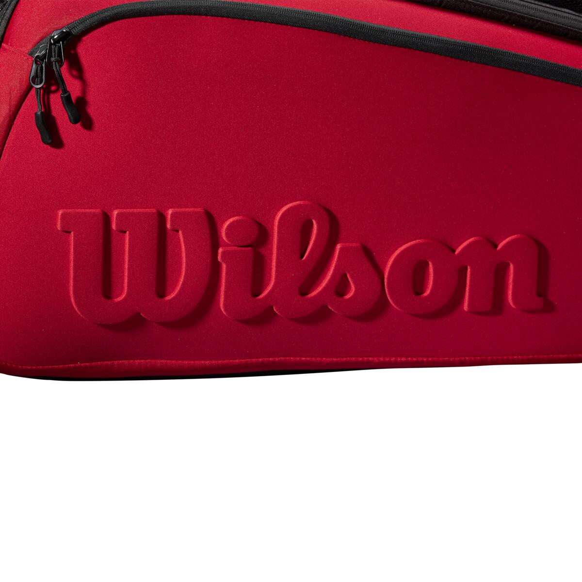 Wilson Clash v2 Super Tour 15 Pack Racquet Bag (Red/Black)