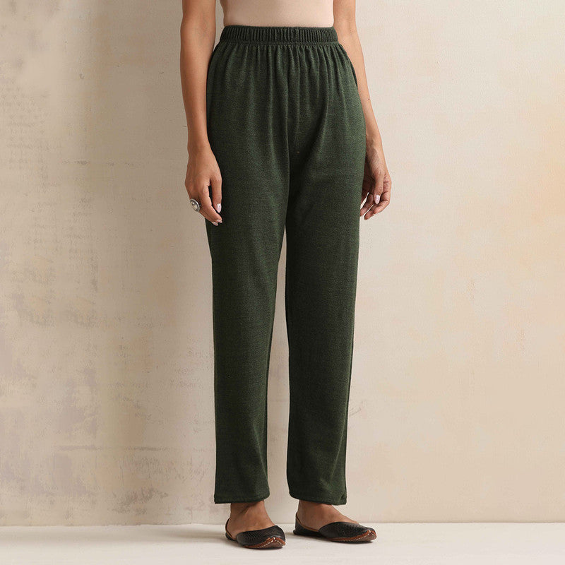 Woolen Kurta Set For Women | Kurta, Pyjama & Jacket | Embroidered | Green、mySite、camillekostekn