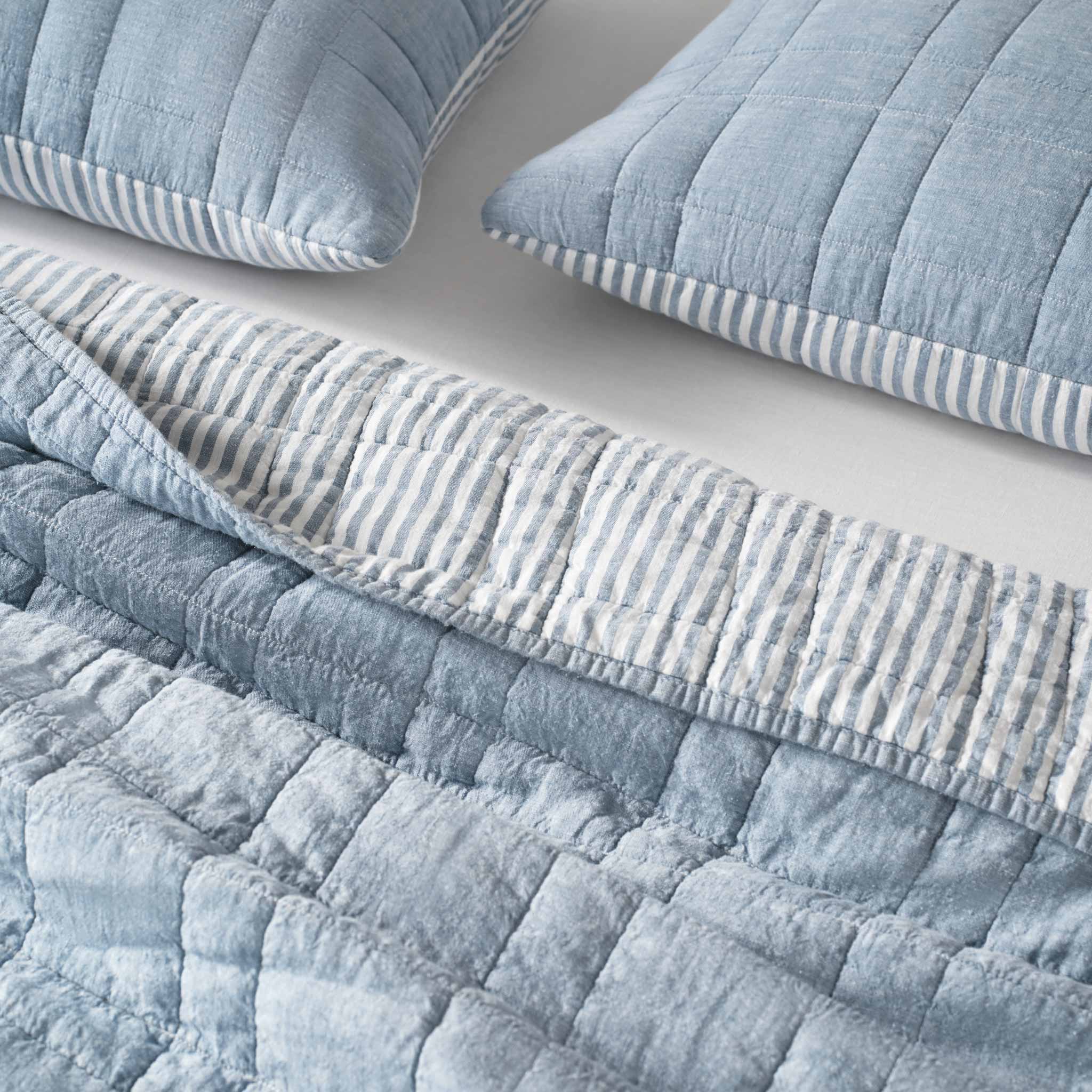  Washed European Linen Quilted Shams、mySite、sugarbowlscore