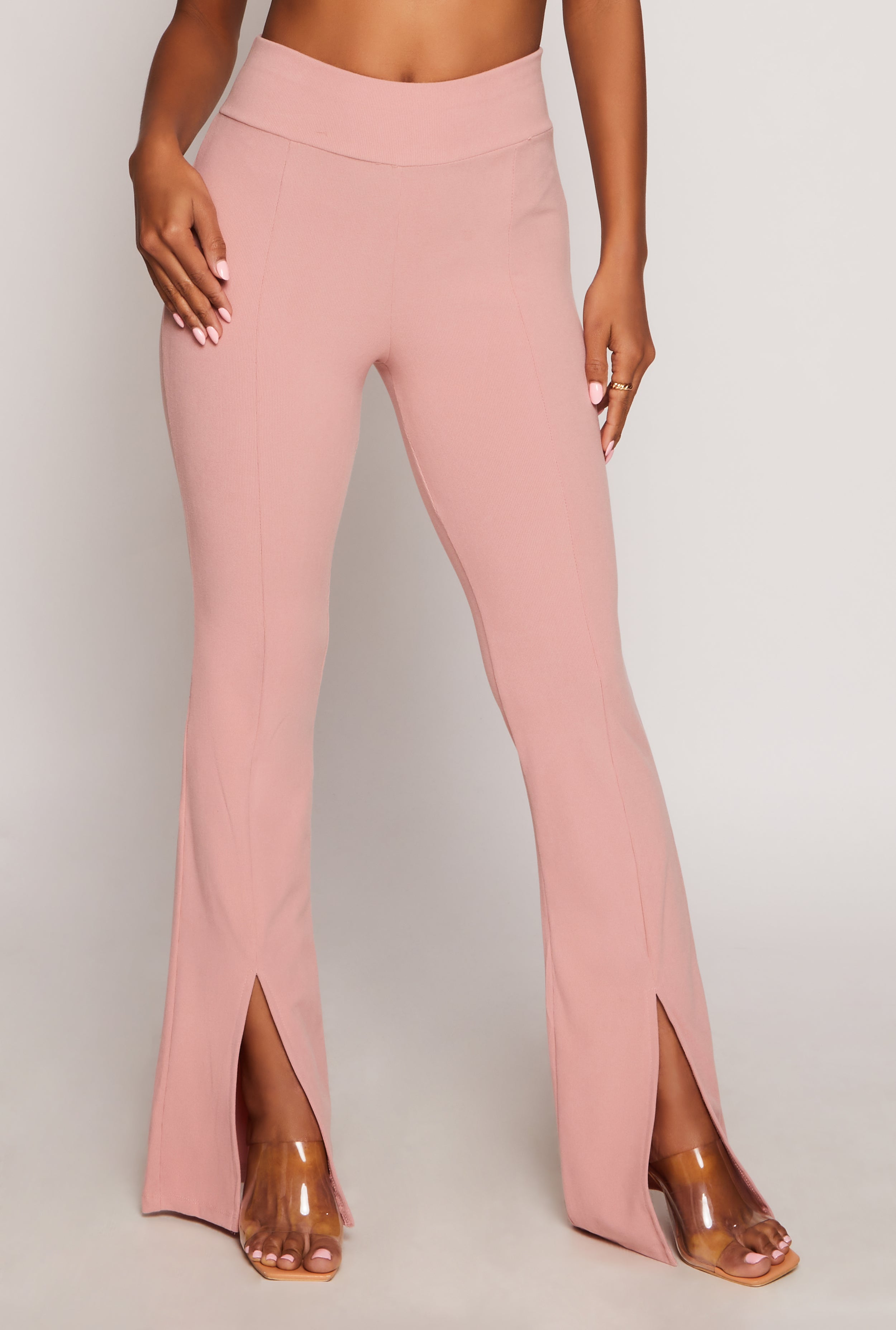 Pintuck Split Hem Pants、mySite、camillekostekn