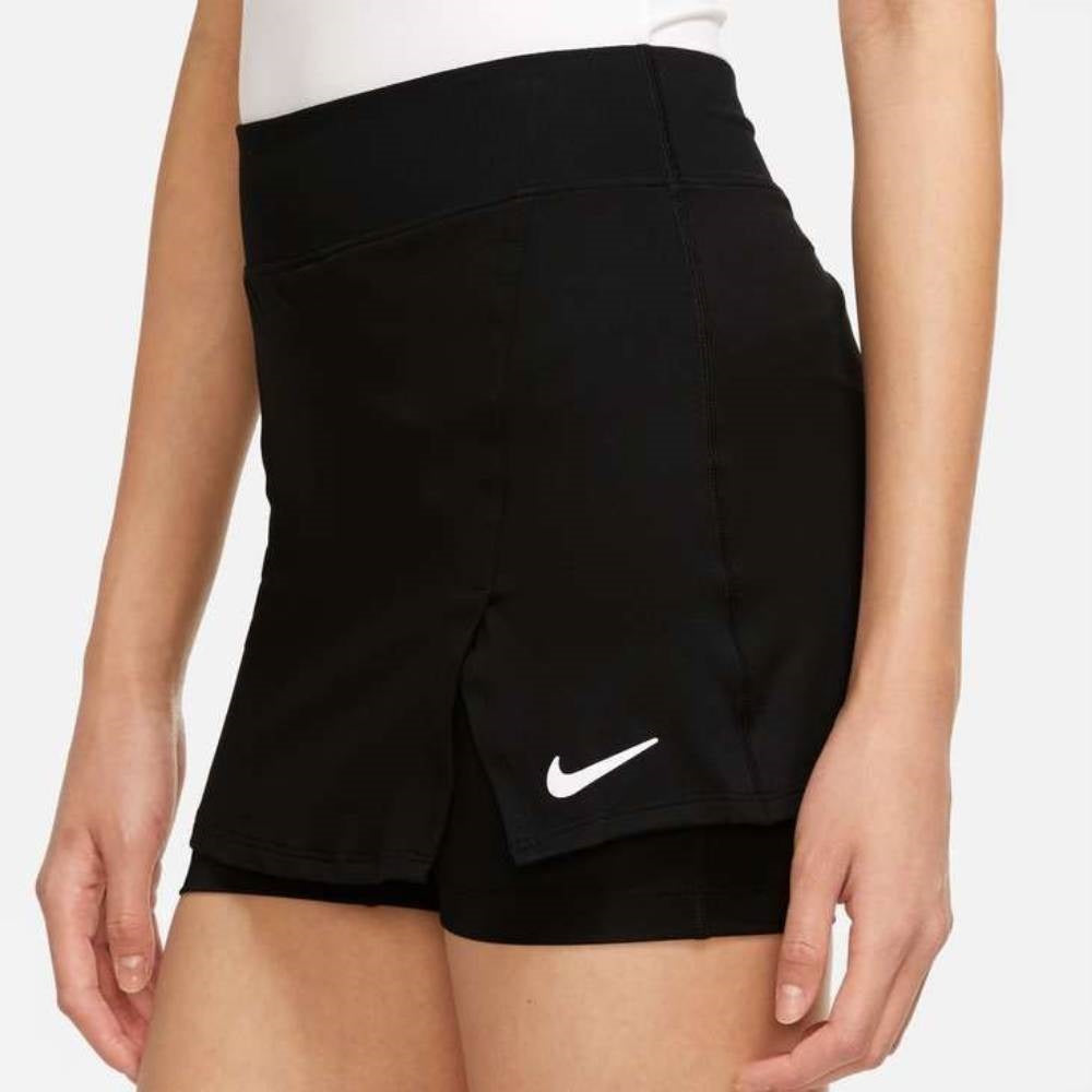 Nike Women's Dri-FIT Victory Stretch Skirt (Black/White)、mySite、neckold