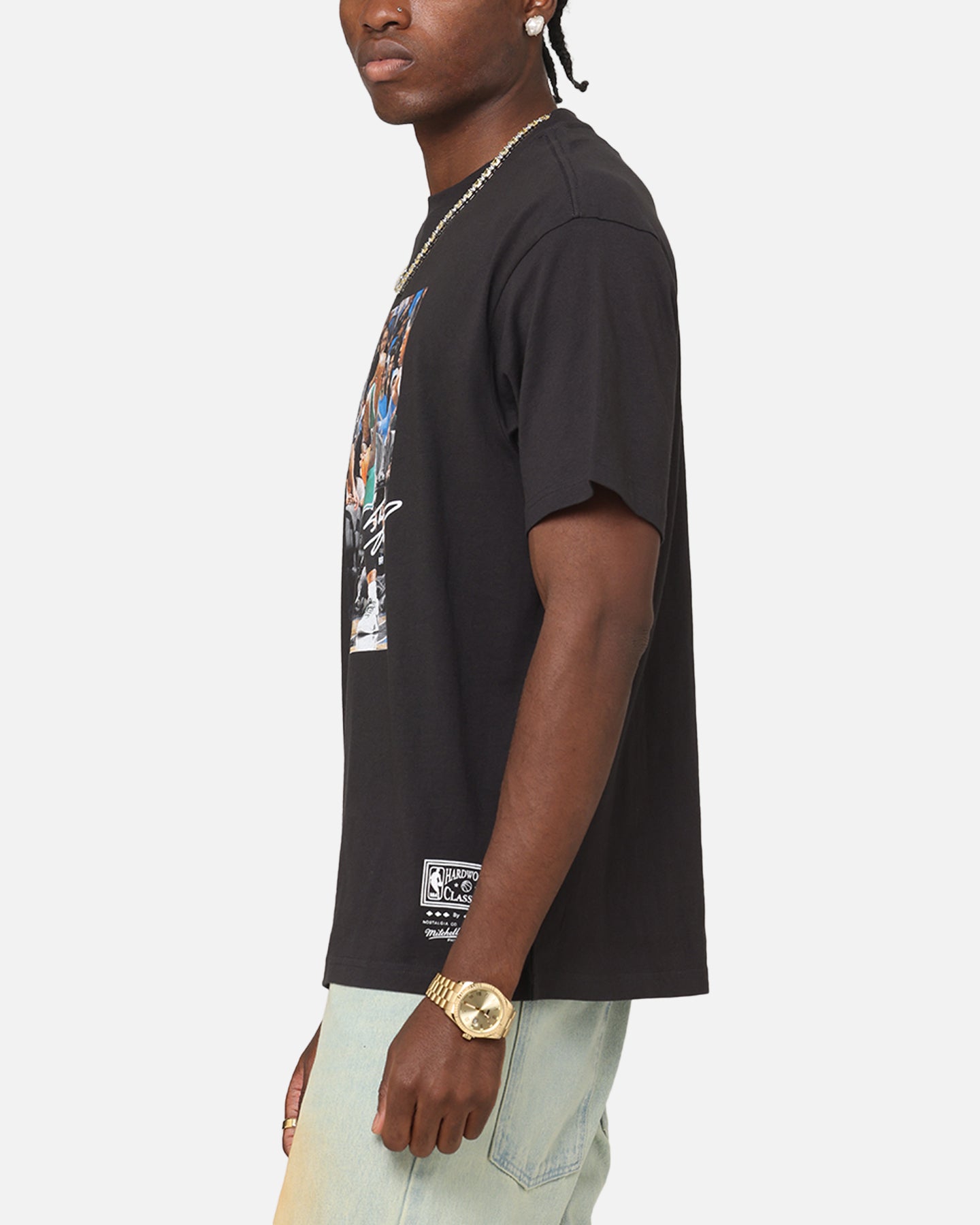 Mitchell & Ness Boston Celtics Shaquille O'Neal Dunk 'Luck of the Irish' T-Shirt Faded Black、mySite、zt4zffjzw