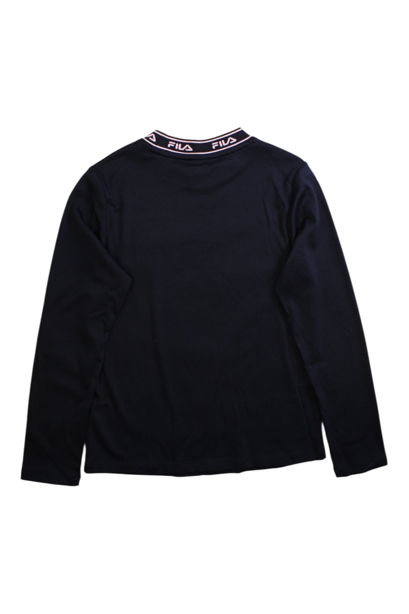 Fila Graphic Long Sleeve Top, Size 8-9Y、mySite、g9winljtr