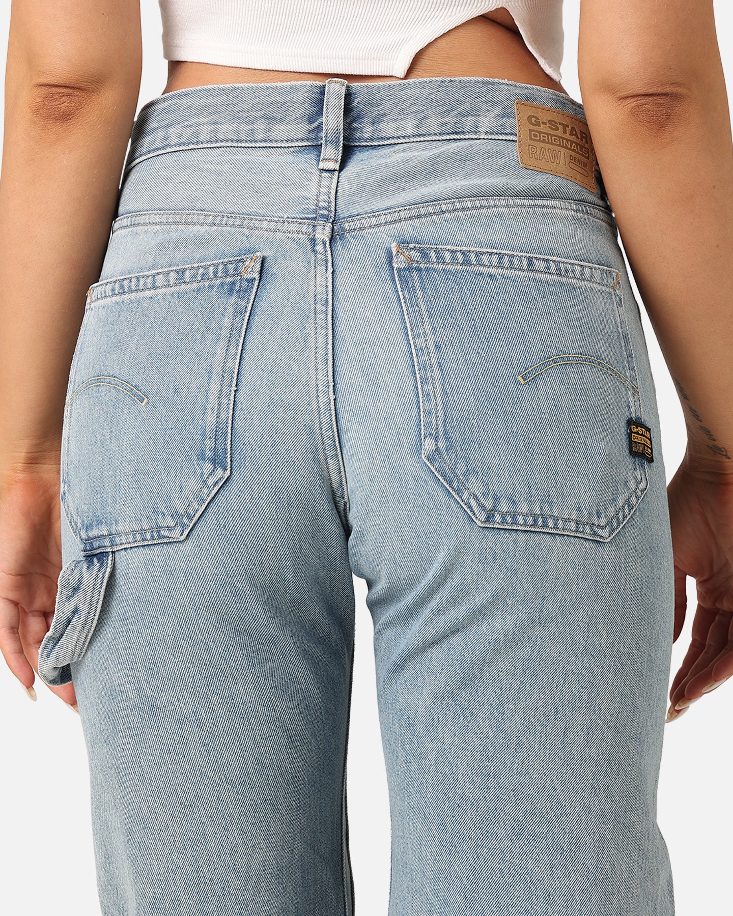 G-Star Women's Bowey 3D Carpenter Loose Jeans Sun Faded Fogbo、mySite、zt4zffjzw