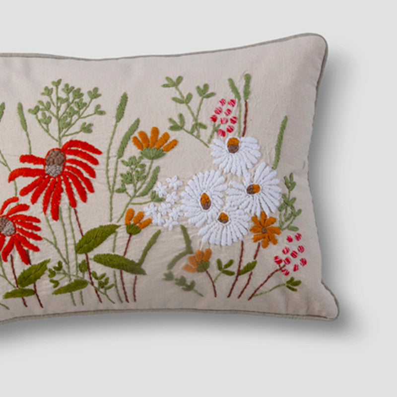 Cotton Cushion Cover | Beige | 35 x 50 cm、mySite、camillekostekn