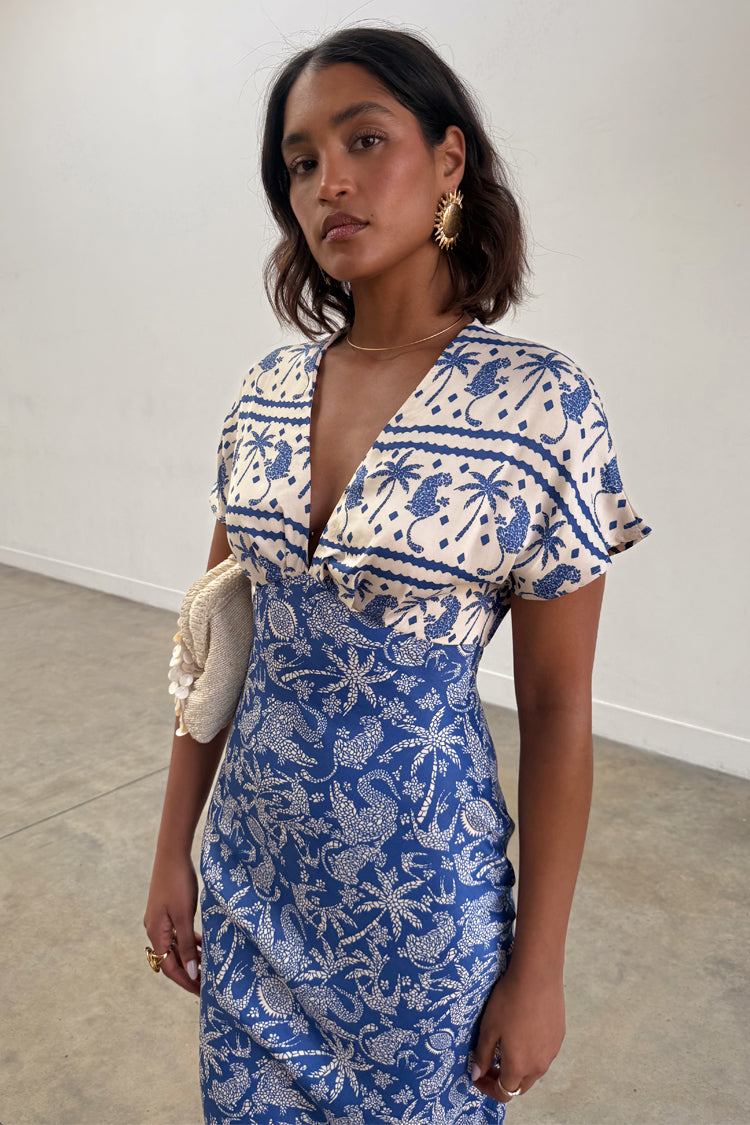 Blue Mosaic Elodie Dress、mySite、solidvoid