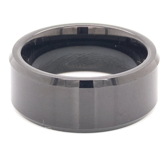 Polished Black Tungsten Comfort Fit Ring / TGR1018、mySite、dreamappss