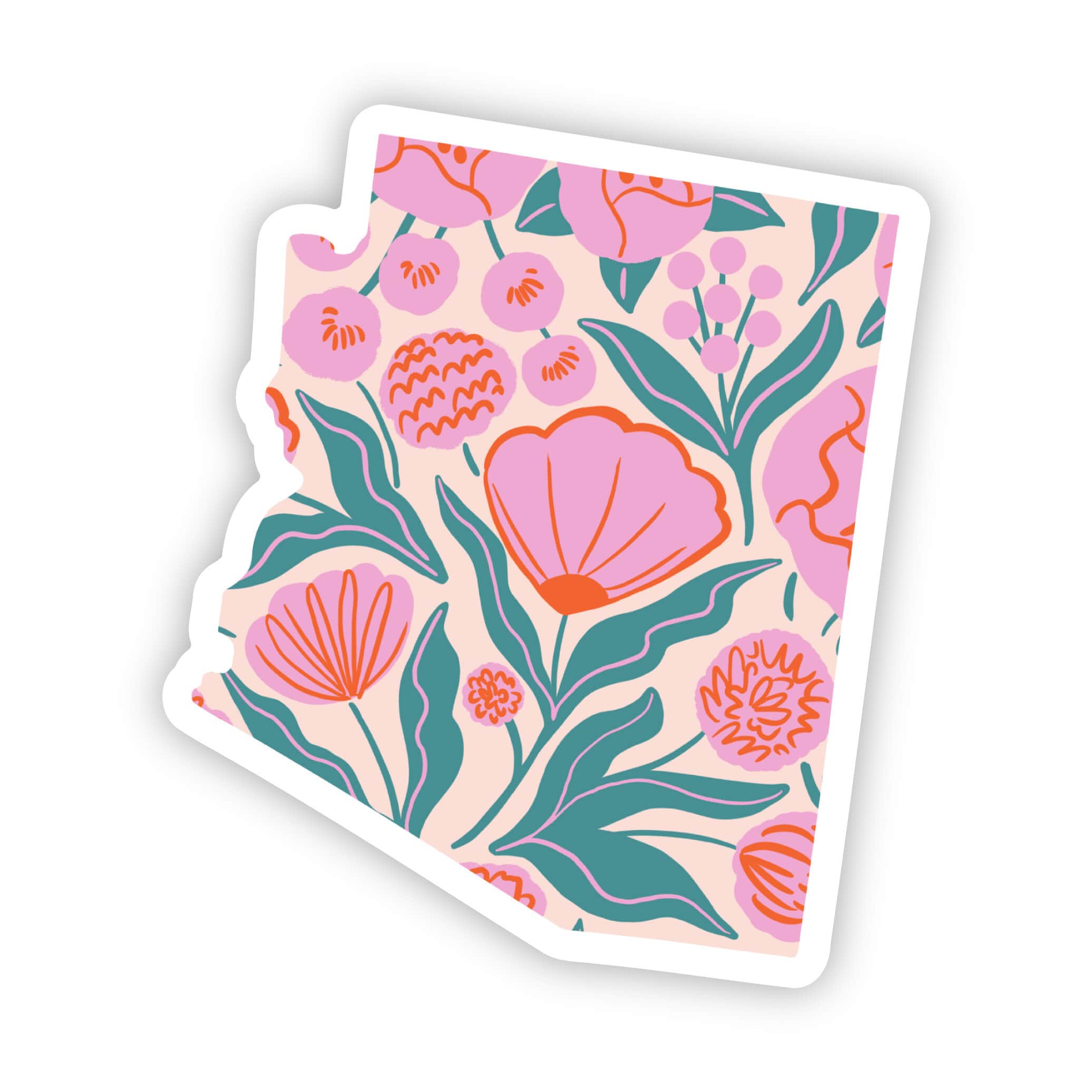  Arizona Sticker - Elegant Floral、mySite、ghnorth