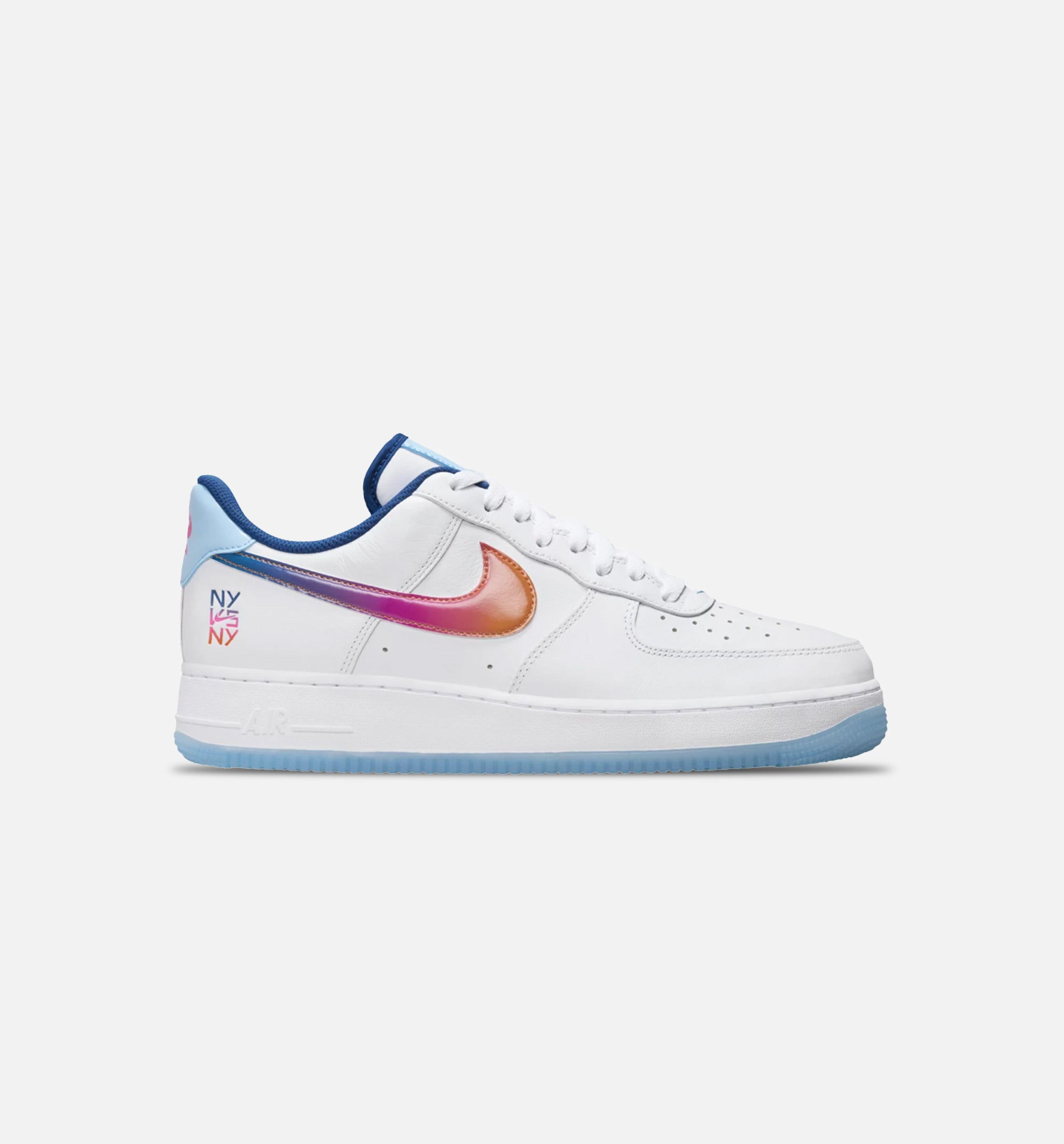 Air Force 1 '07 Mens Lifestyle Shoe - White/Court Blue/Hyper Pink/Bright Mandarin/Aquarius Blue、mySite、dreamappss