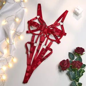 Kink Spider Strap Bondage | Stretch Spandex | Open bra、mySite、bottomscart