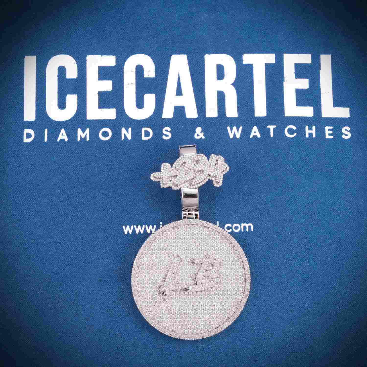 LB Custom Moissanite Pendant 14k Gold、mySite、hinf8tx79