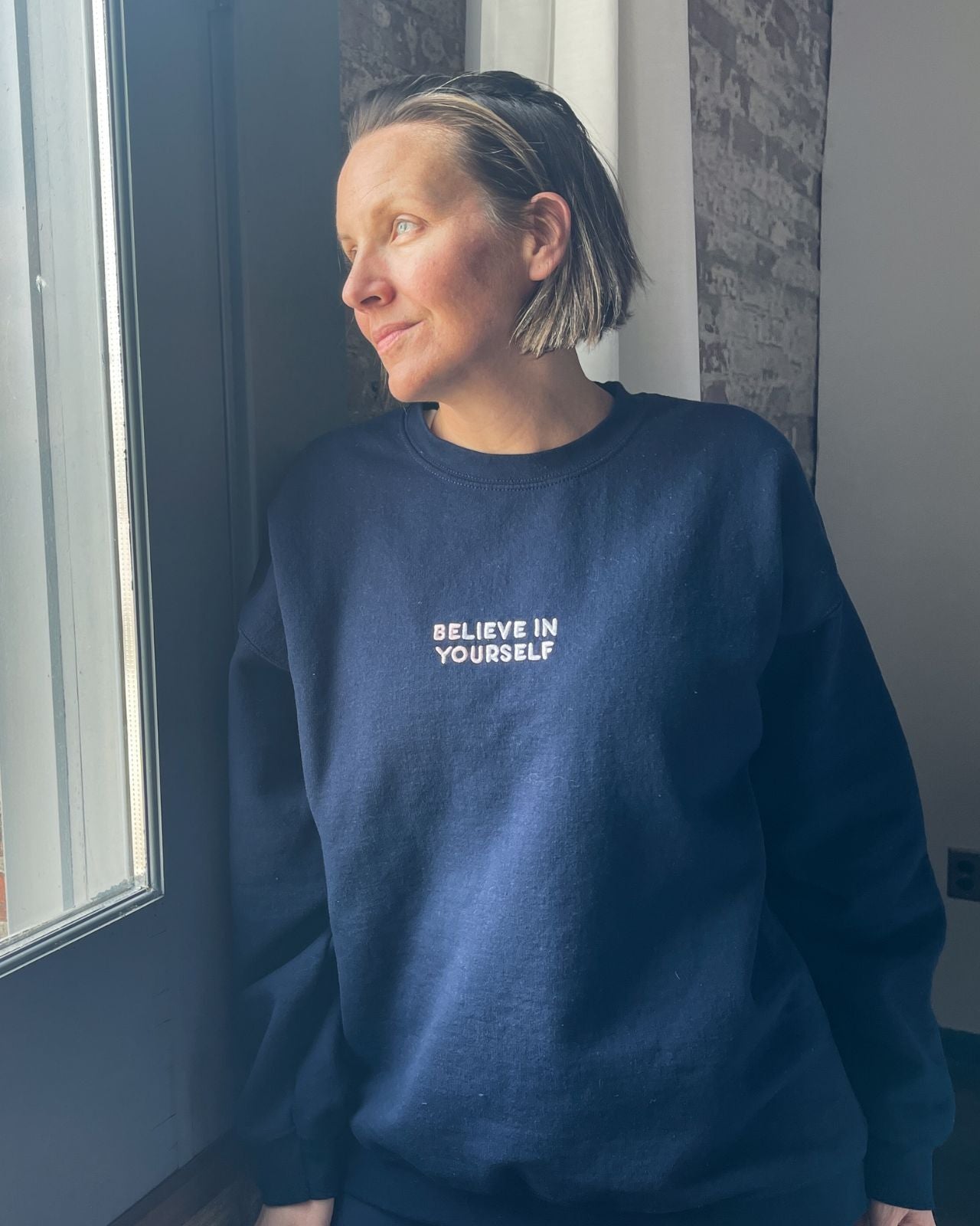 Believe in Yourself Unisex Crewneck、mySite、bengalsvssteelers