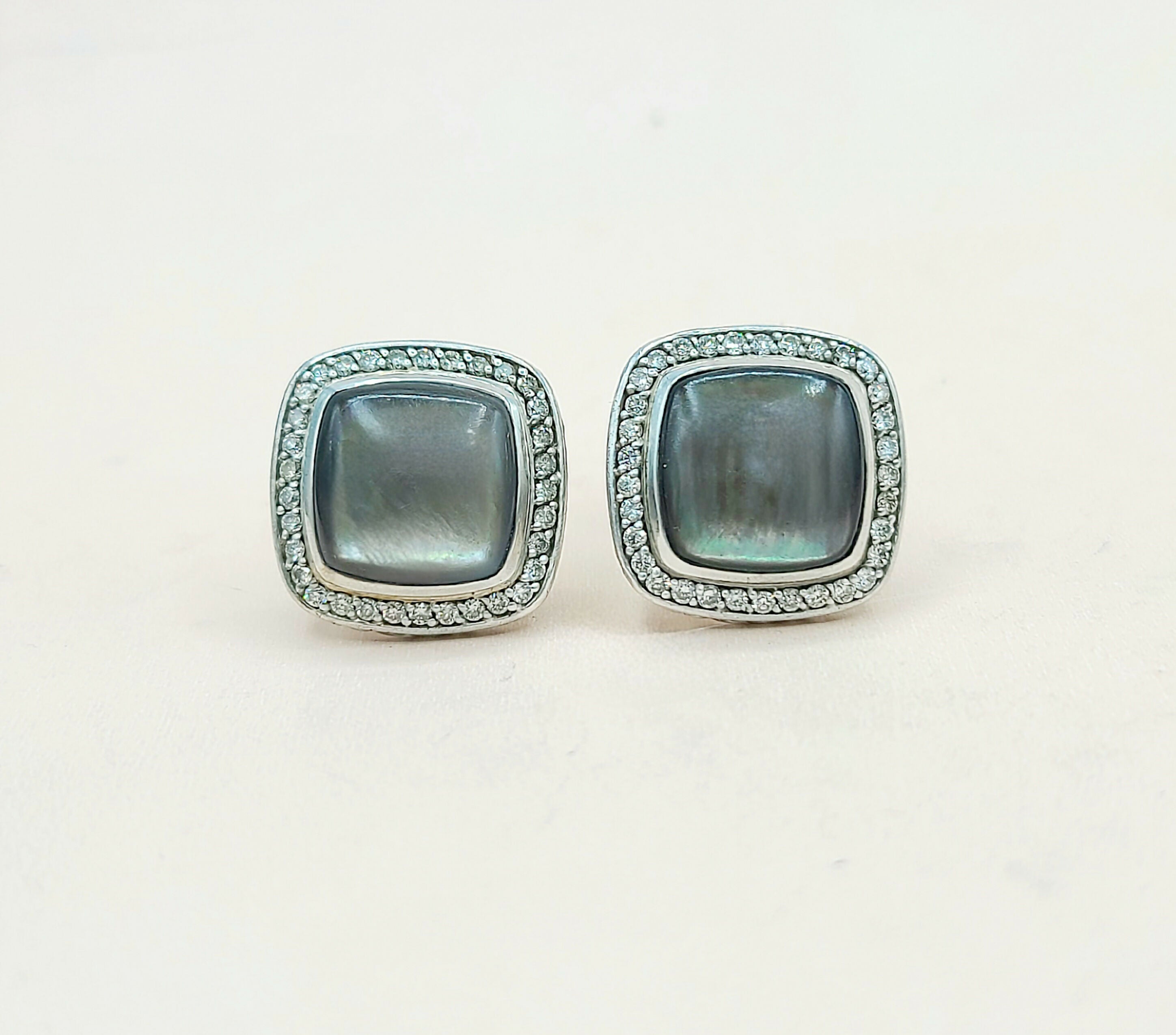 David Yurman Albion Cufflinks Black Mother of Pearl & Diamond、mySite、hinf8tx79