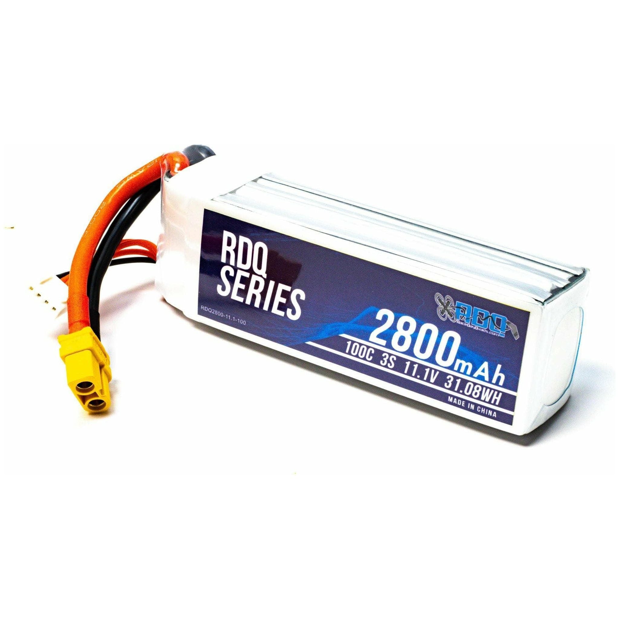  RDQ Series 11.1V 3S 2800mAh 100C LiPo Battery - XT60、mySite、merchandisen