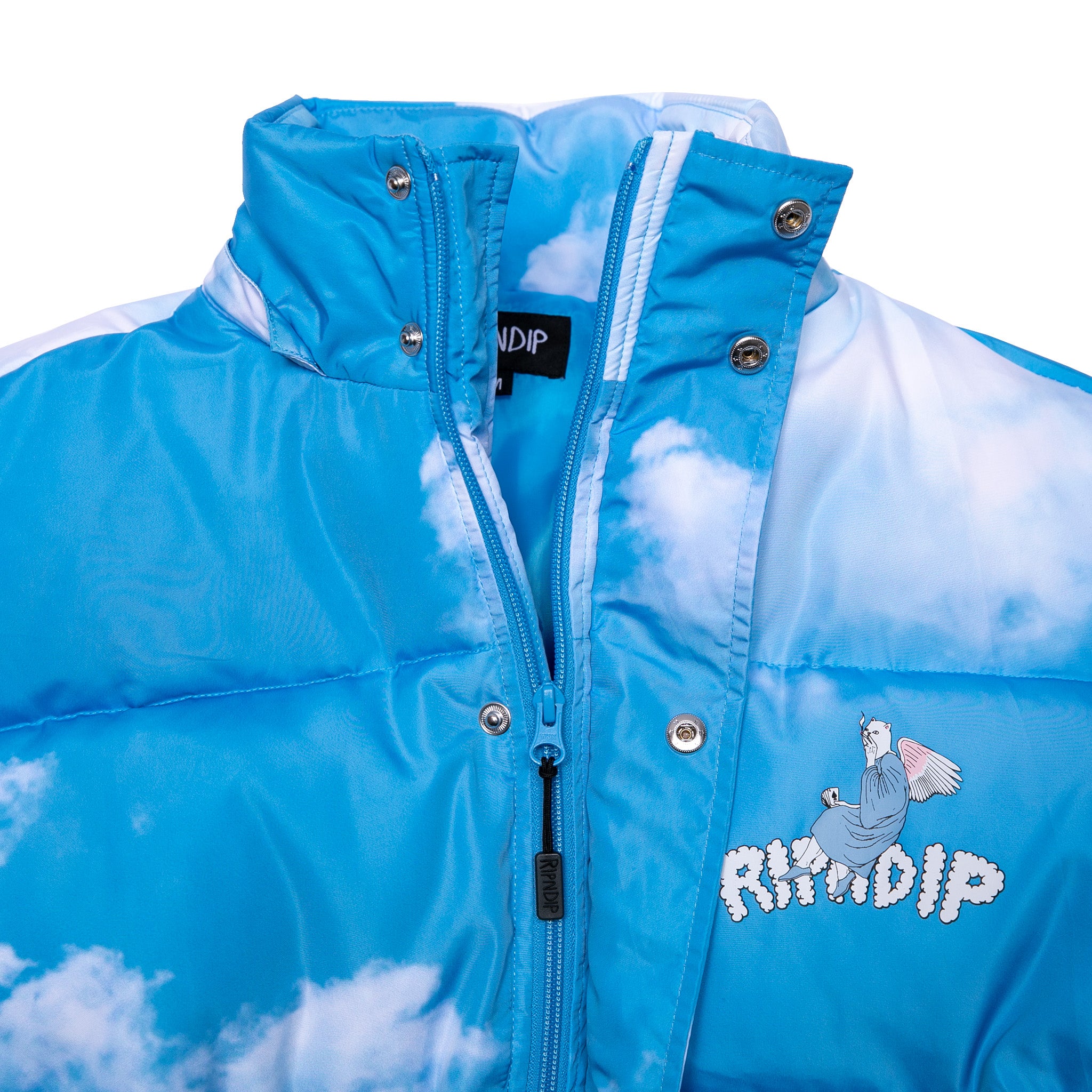  Heaven And Hell Puffer Jacket (Blue)、mySite、merchandisen